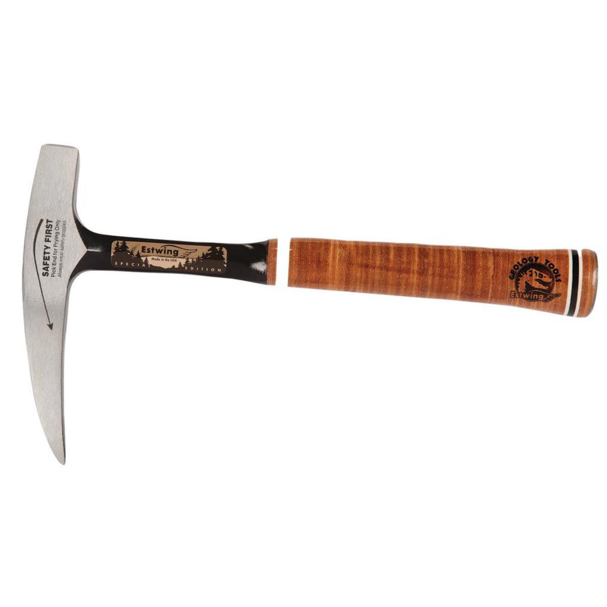 Estwing E30SE Special Edition Pointed Tip Rock Pick with Leather Grip, 22oz/624g 23585