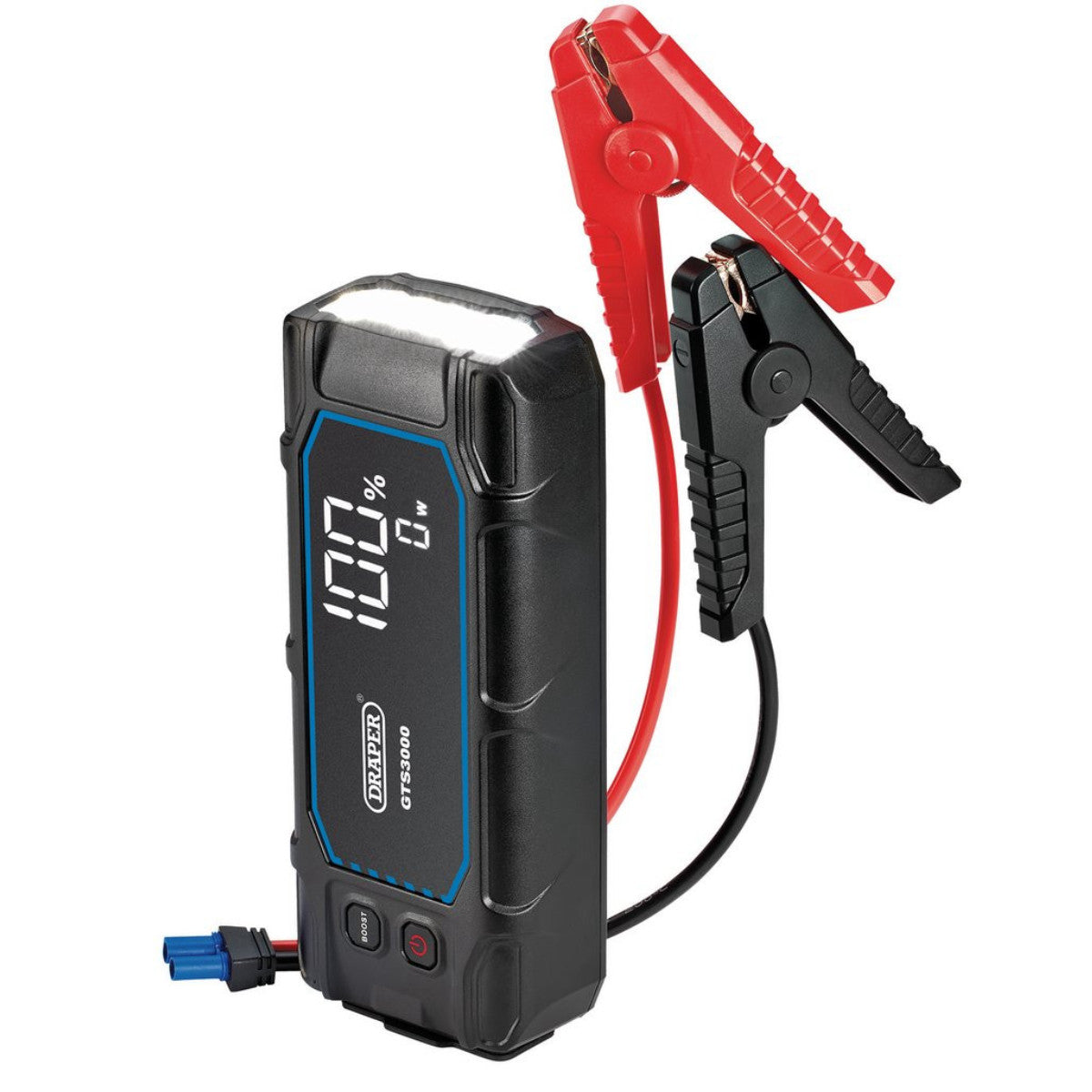 Draper 12V Lithium Jump Starter with Digital Display, 3000A 23742