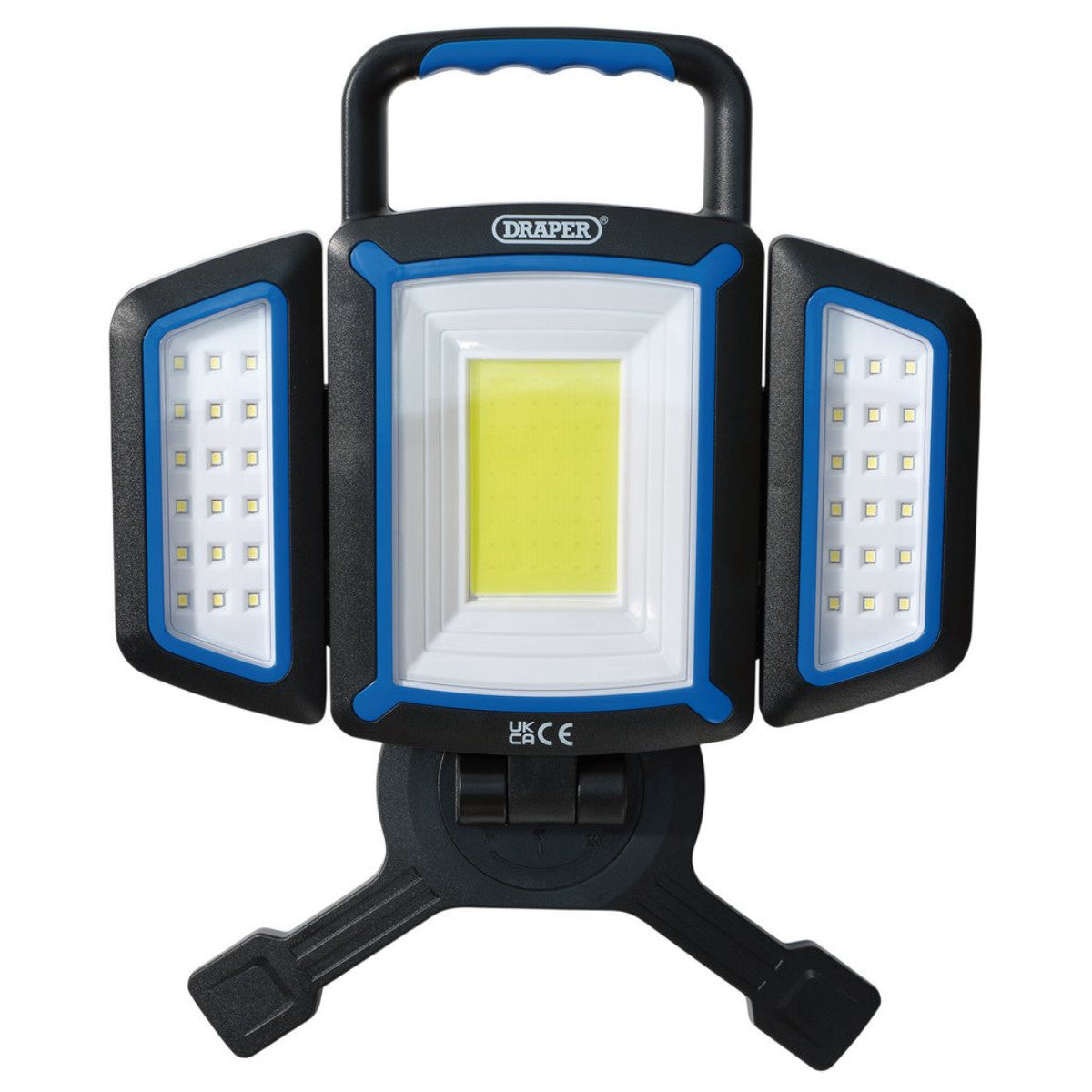 Draper COB SMD Rechargeable Work Light and Powerbank, 18W, 2000 Lumens, USB-C Cable Supplied 23848