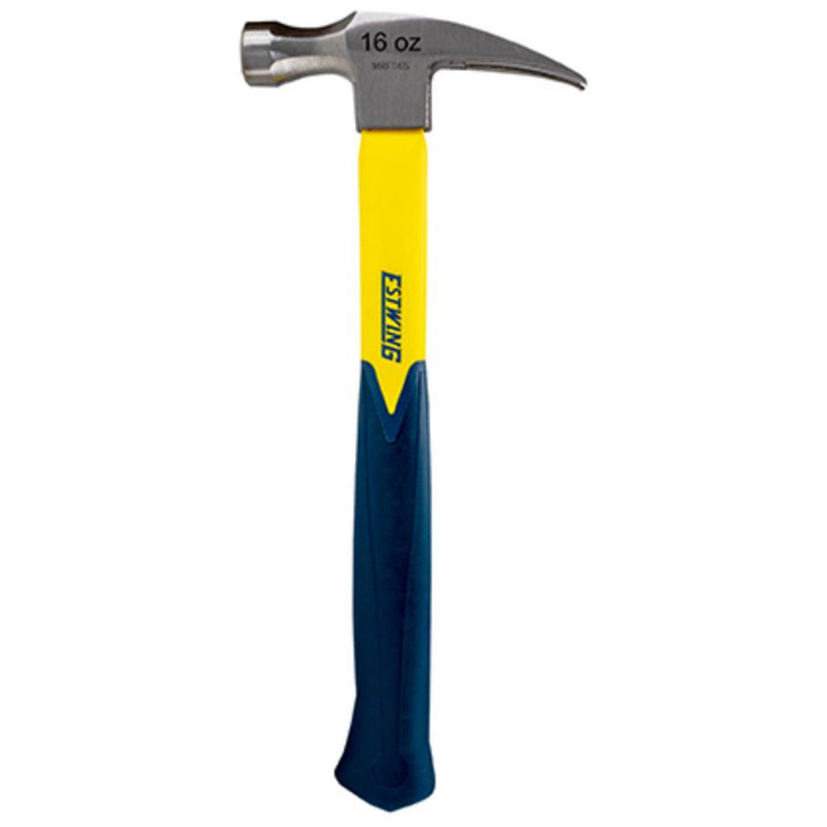 Estwing EMRF16S Sure Strike Straight Claw Hammer with Fibreglass Handle, 16oz/453g 24081