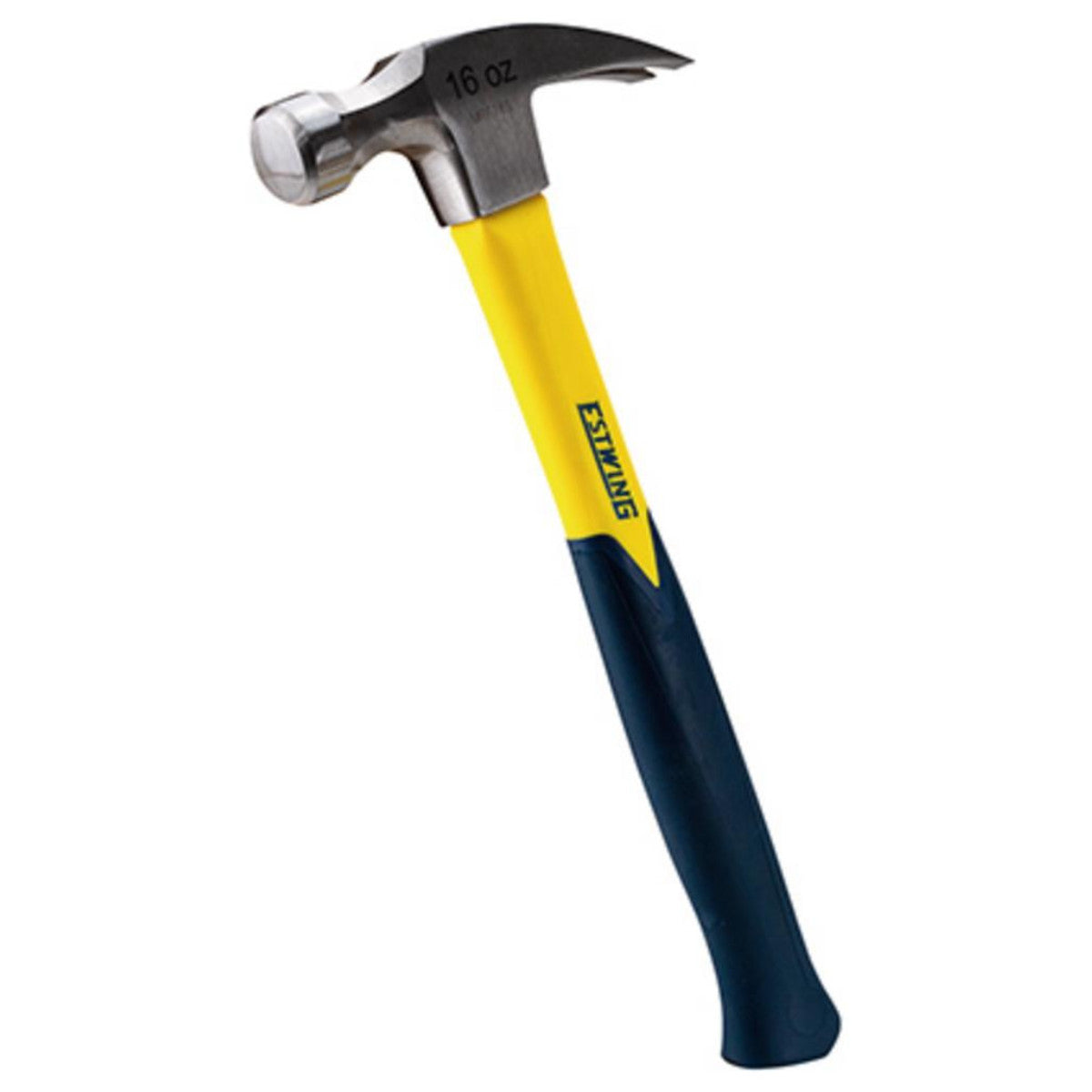 Estwing EMRF16S Sure Strike Straight Claw Hammer with Fibreglass Handle, 16oz/453g 24081