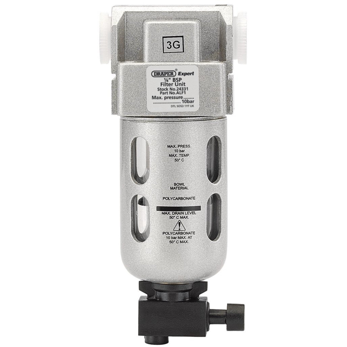 Draper Expert 1/4" BSP Filter Unit 24331