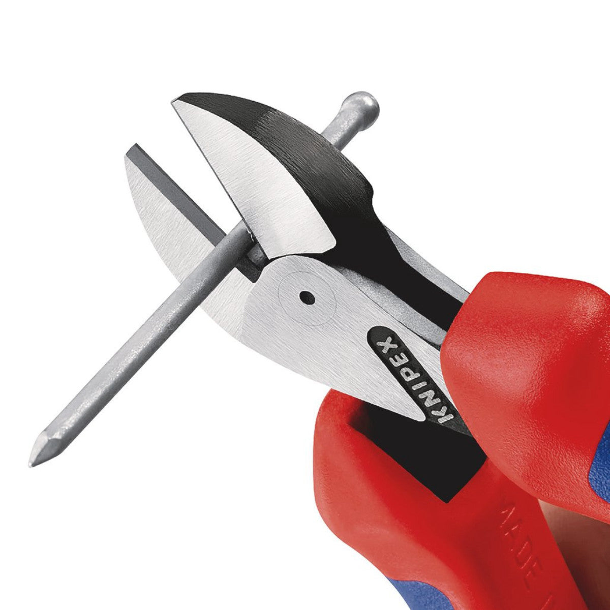 Knipex 73 02 160 X-Cut Compact Diagonal Cutter high lever transmission with multi-component grips black atramentized, 160mm 24375