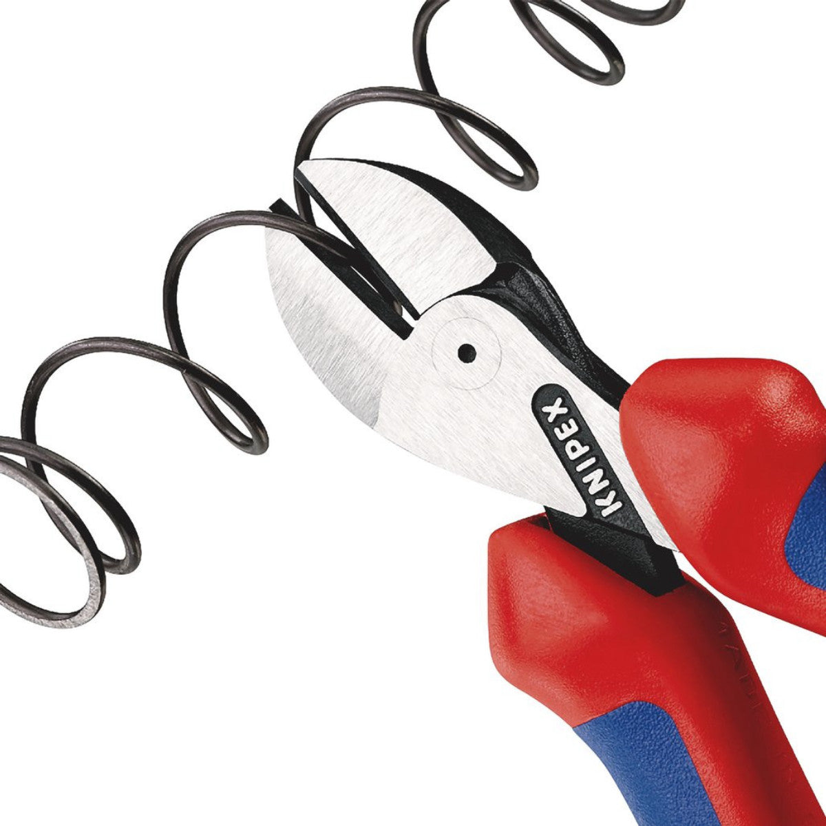 Knipex 73 02 160 X-Cut Compact Diagonal Cutter high lever transmission with multi-component grips black atramentized, 160mm 24375