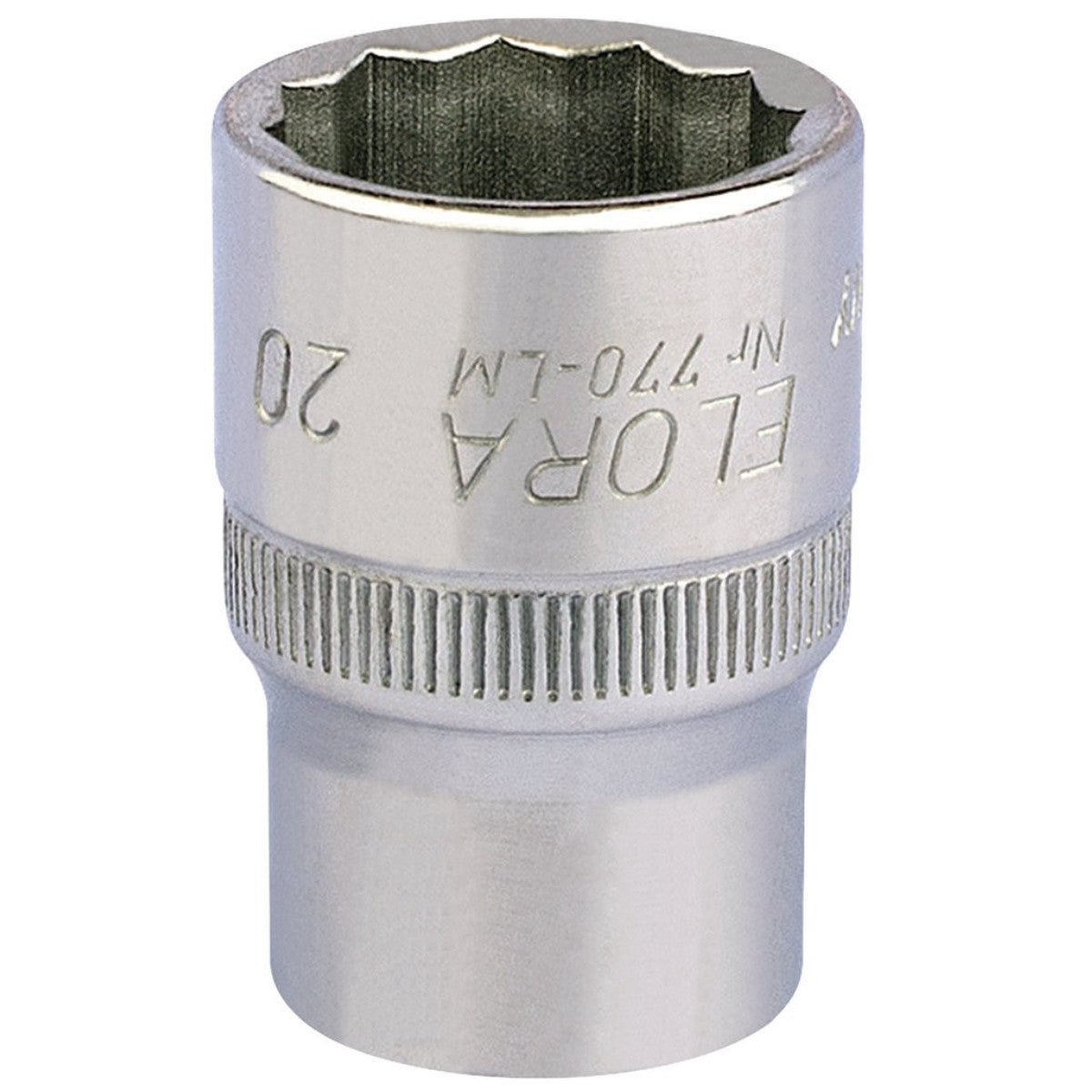 Elora Bi-Hexagon Socket, 1/2" Sq. Dr., 20mm 24658