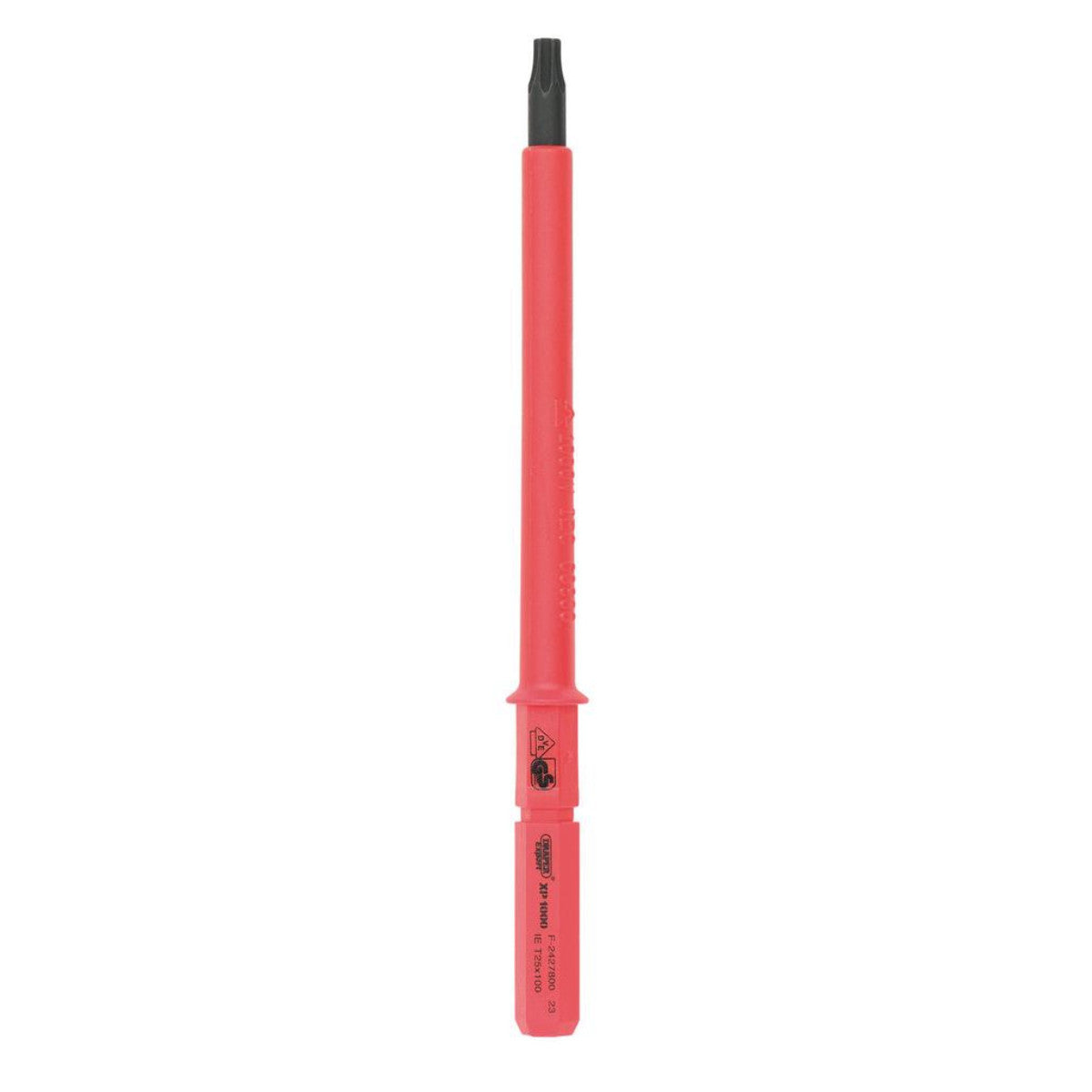 XP1000 VDE Draper TX-STAR Interchangeable Screwdriver Blade, T25 x 100mm 24752