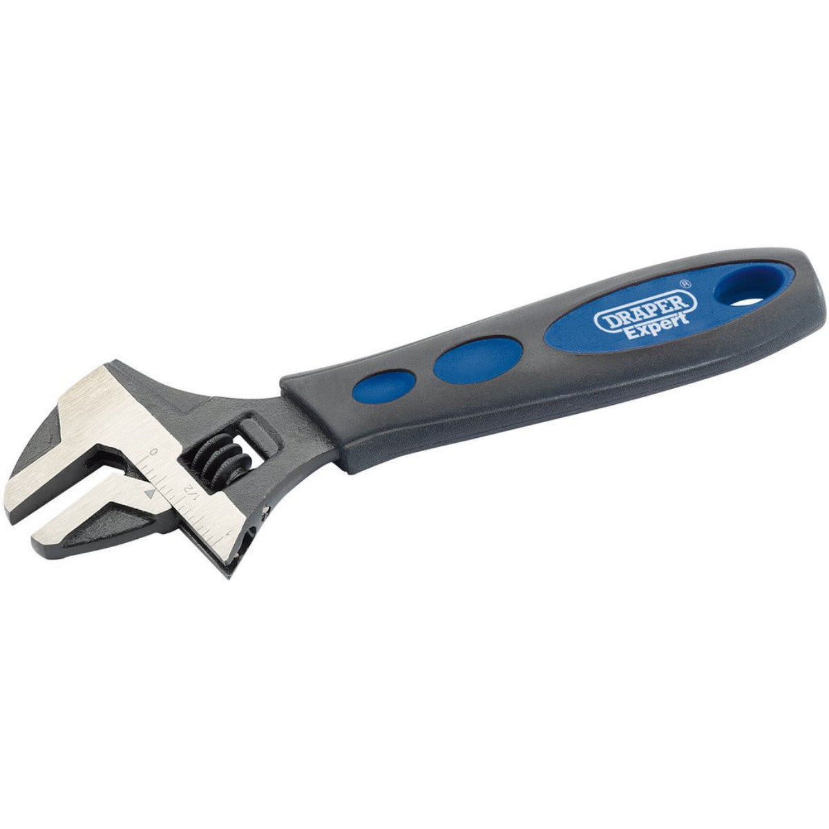 Draper Expert Soft Grip Crescent-Type Adjustable Wrench, 150mm, 19mm 24893