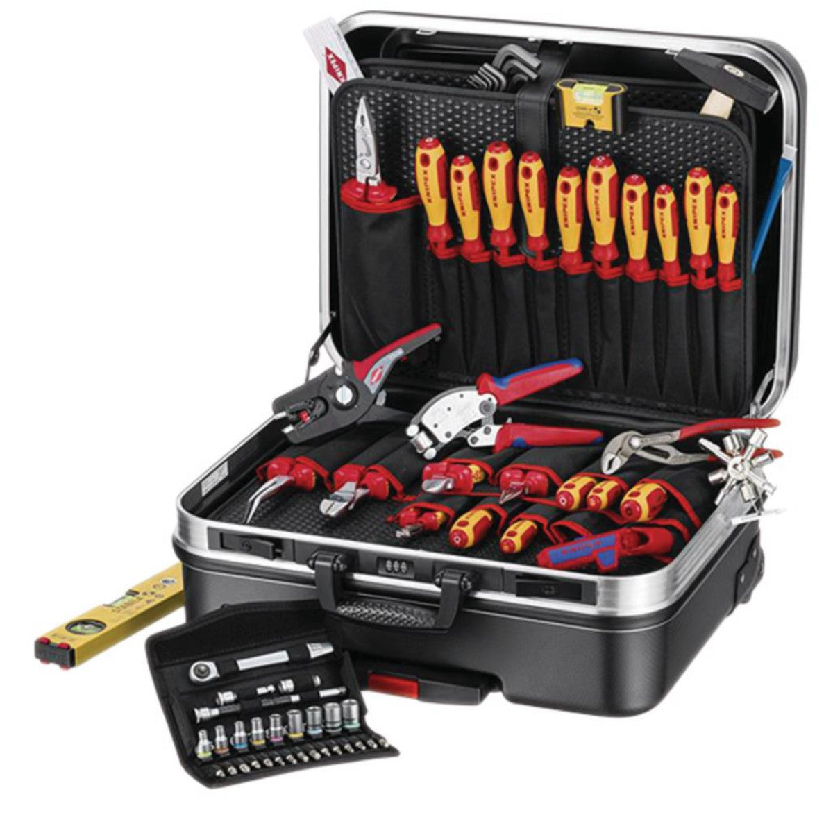 Knipex 00 21 06 Tool Case "BIG Basic Move" ElectricPlus, 68 Parts 25019