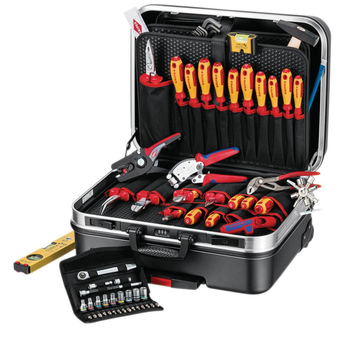Knipex 00 21 06 Tool Case "BIG Basic Move" ElectricPlus, 68 Parts 25019