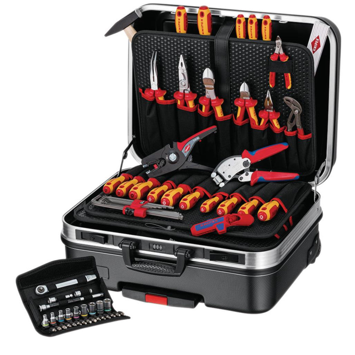 Knipex 00 21 06 Tool Case "BIG Basic Move" ElectricPlus, 68 Parts 25019