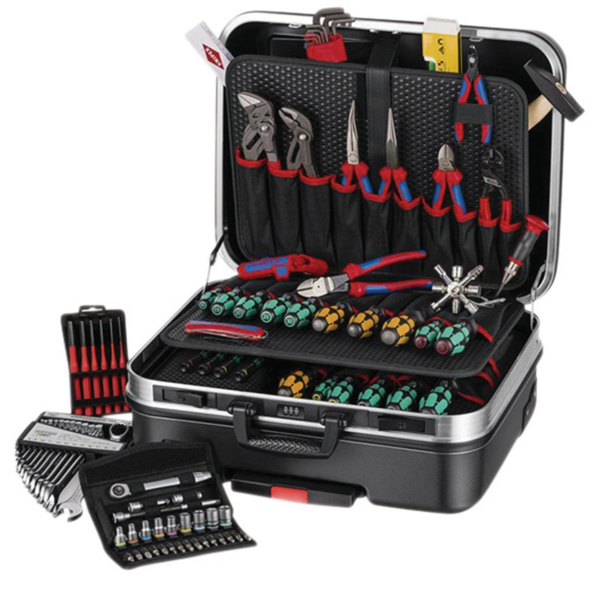 Knipex 00 21 06 M Tool Case “BIG Basic Move” Mechanic, 90 Parts 25022