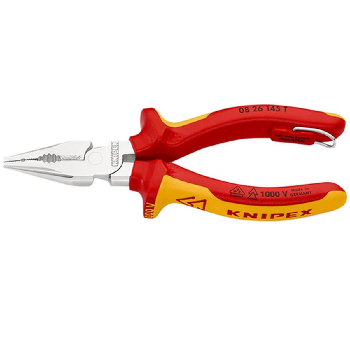 Knipex 08 26 145 T BK Needle-Nose Combination Pliers, 145mm 25159