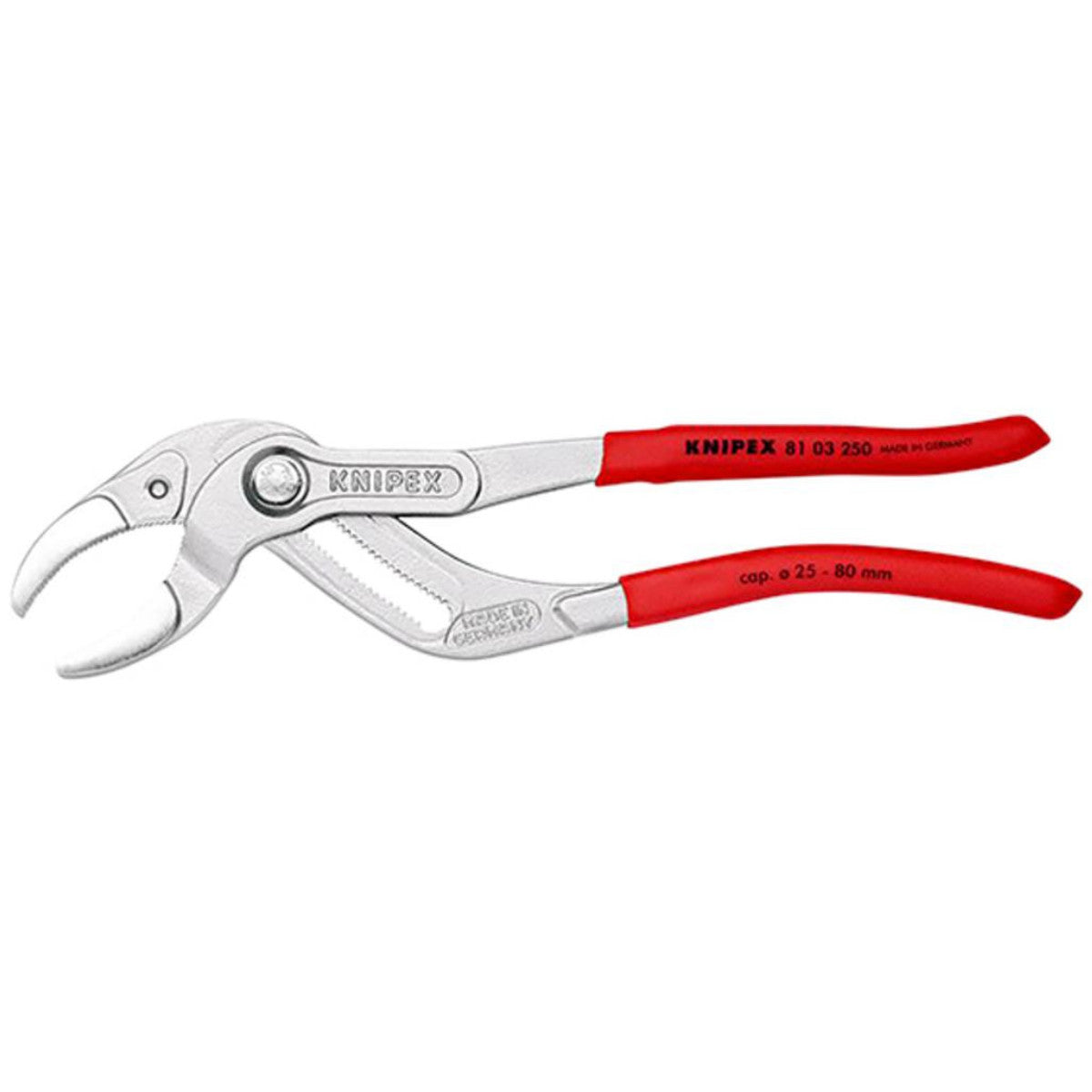 Knipex 81 03 250 SB Siphon and Connector Pliers, 250mm (self-service card/blister) 25661