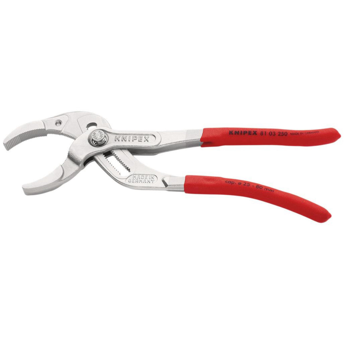 Knipex 81 03 250 SB Siphon and Connector Pliers, 250mm (self-service card/blister) 25661