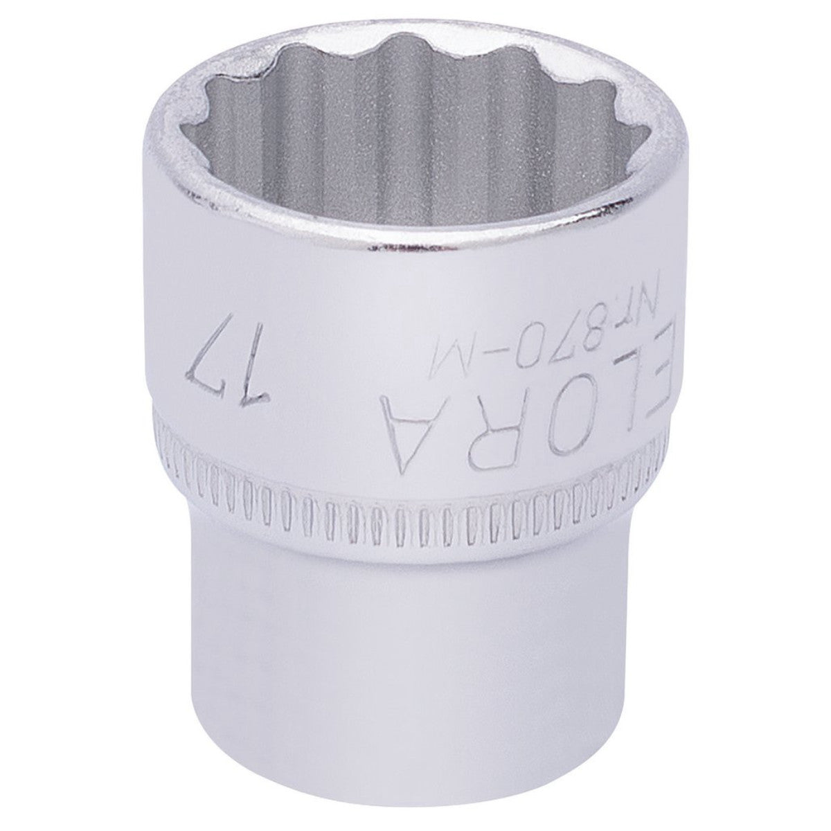 Elora Bi-Hexagon Socket, 3/8" Sq. Dr., 17mm 25937