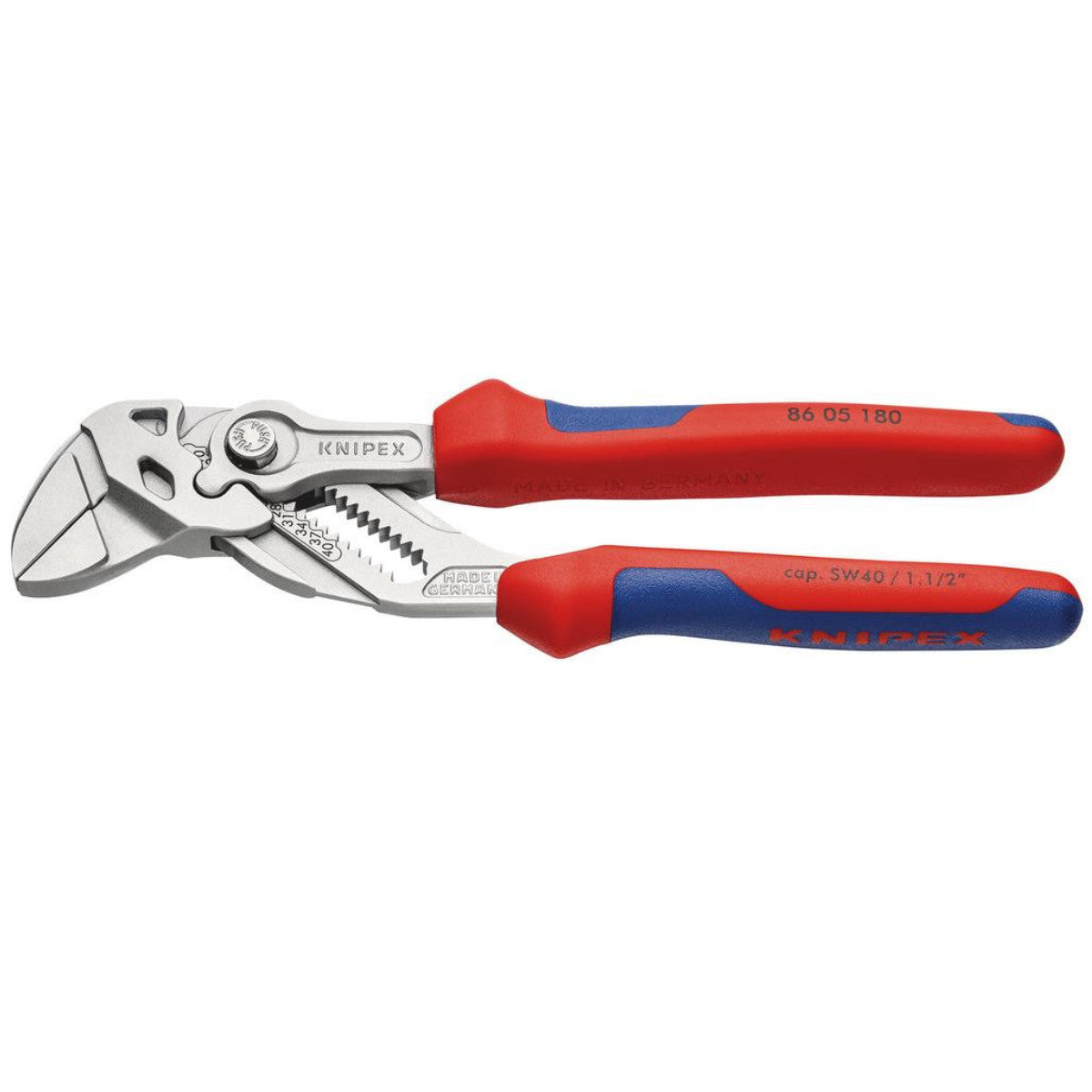 Knipex 86 05 180 SB Pliers Wrench, 180mm 25948