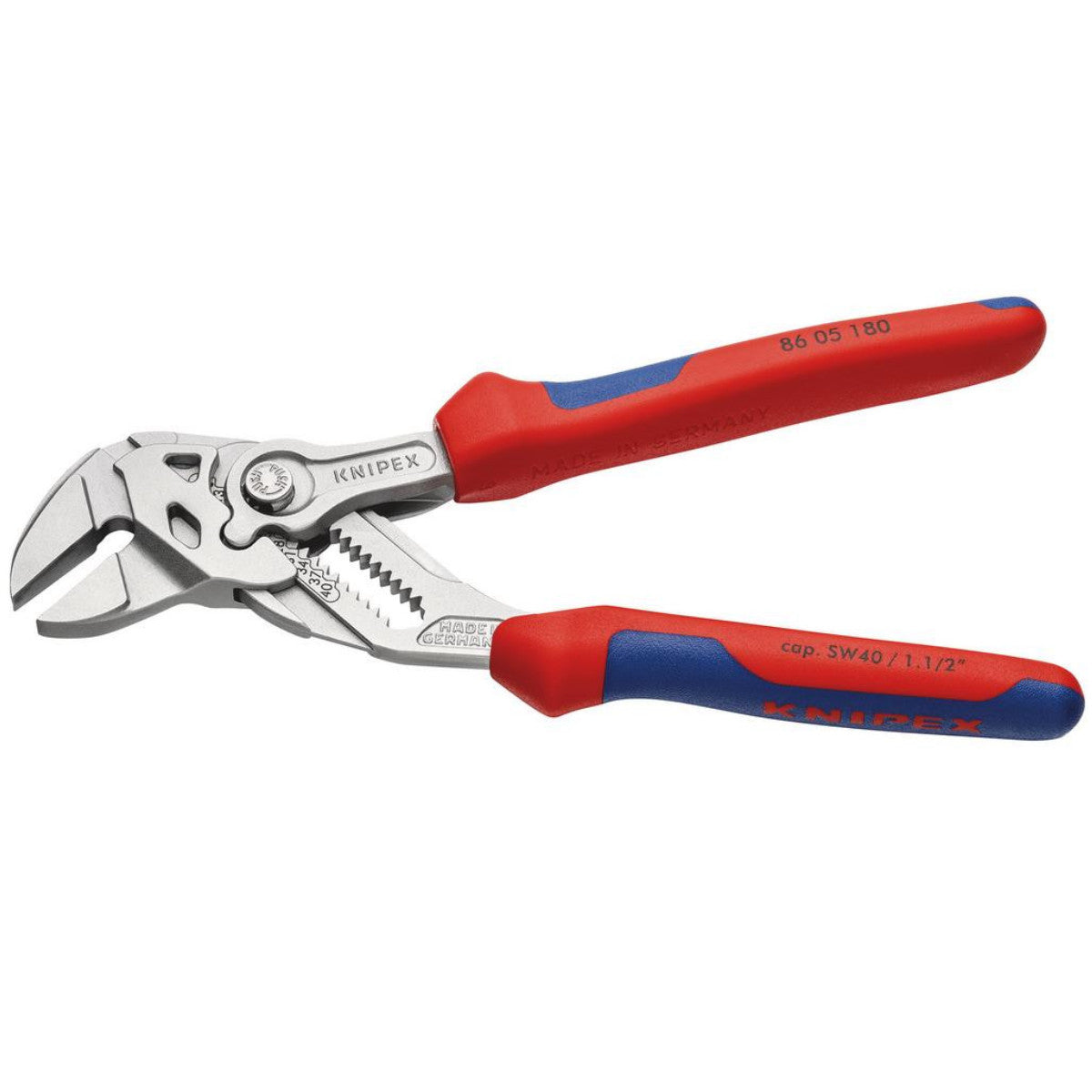 Knipex 86 05 180 SB Pliers Wrench, 180mm 25948