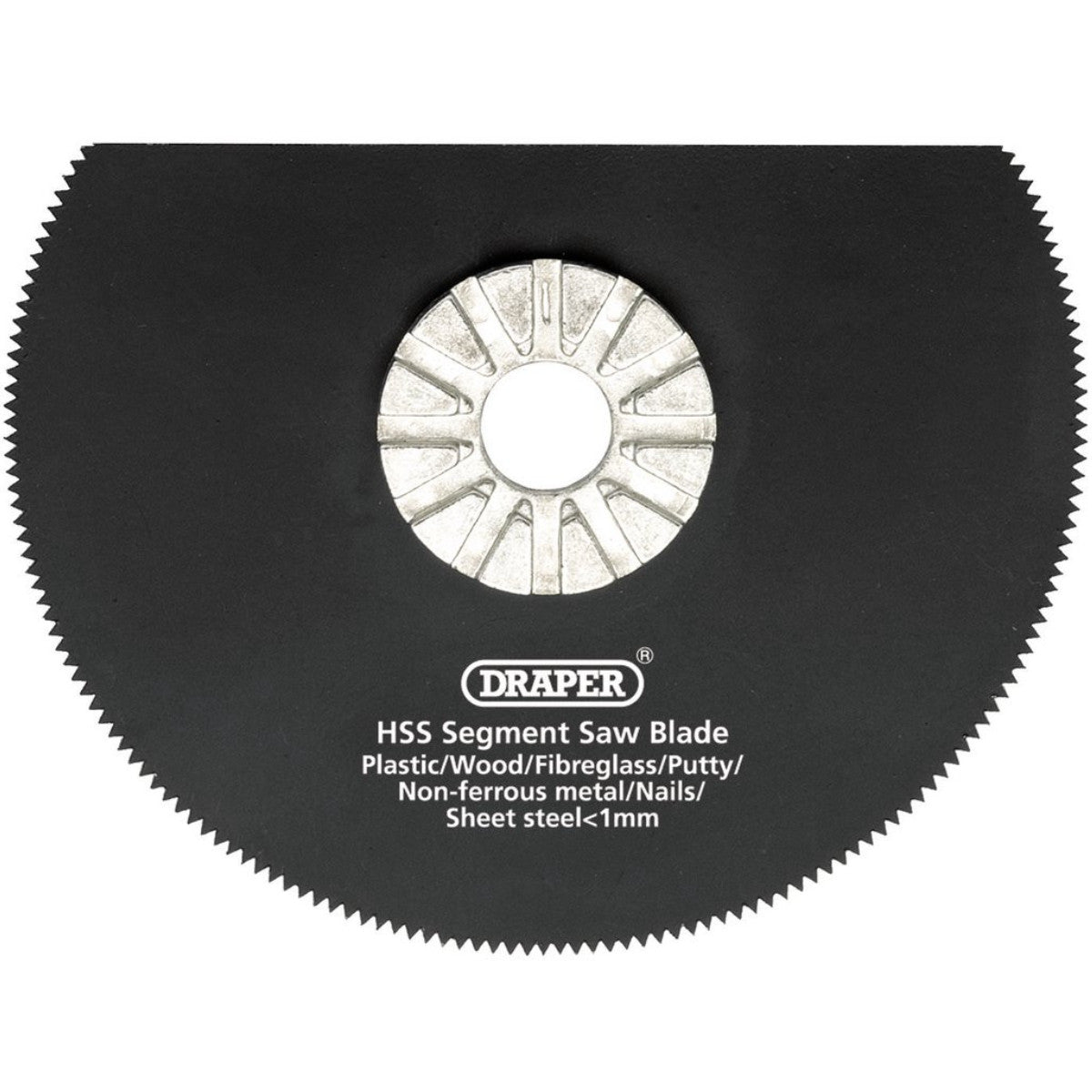 Draper HSS Segment Saw Blade, 88mm Diameter, 18tpi 26072
