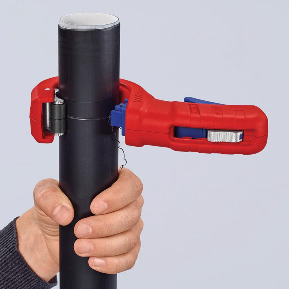 Knipex 90 23 01 BK DP50 Pipe Cutter for Plastic Drain Pipes, 165mm 26078