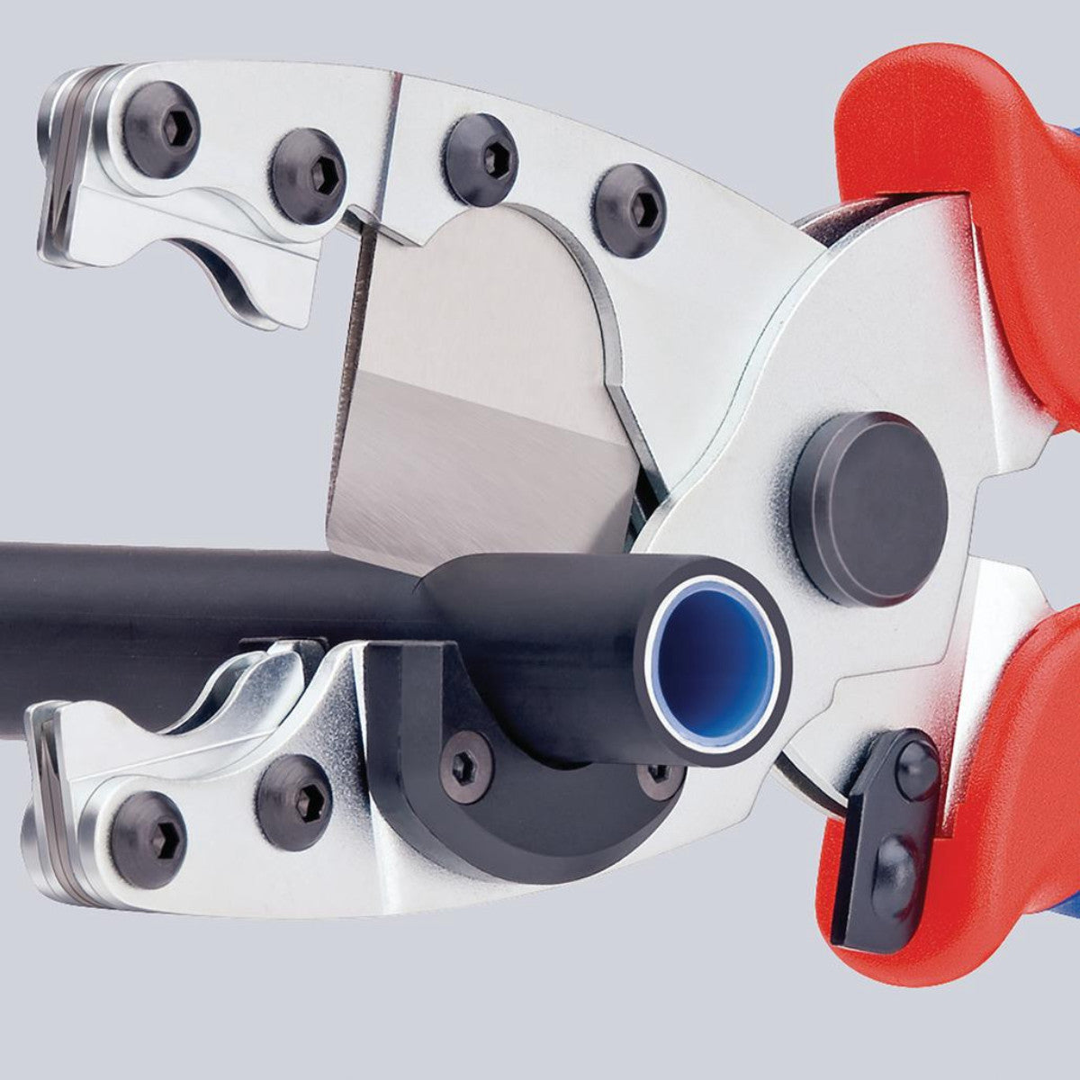 Knipex 90 25 20 SB Pipe Cutter for Composite Pipes and Protective Tubes, 210mm 26090