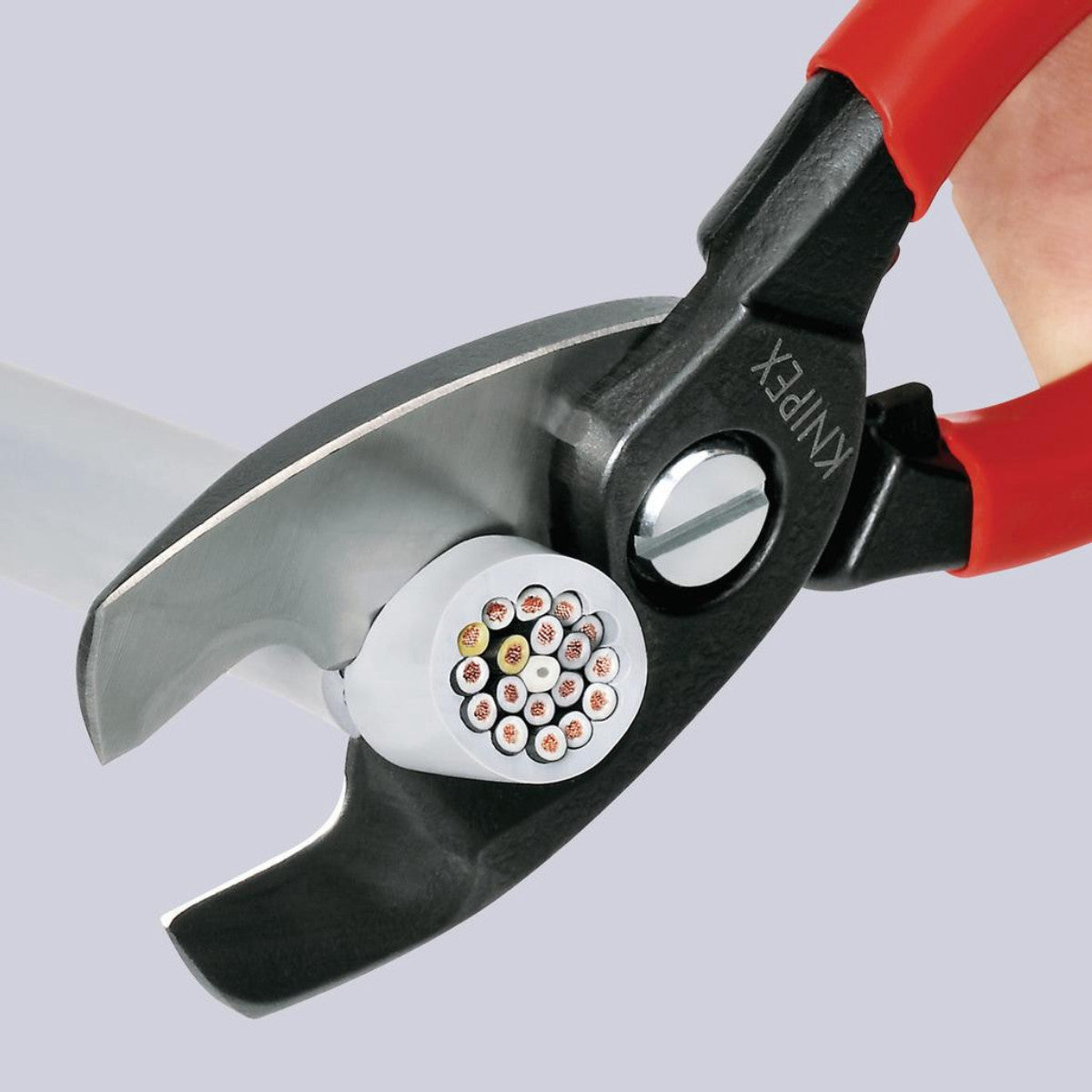 Knipex 95 12 200 SB Cable Shears with Twin Cutting Edge, 200mm 26113