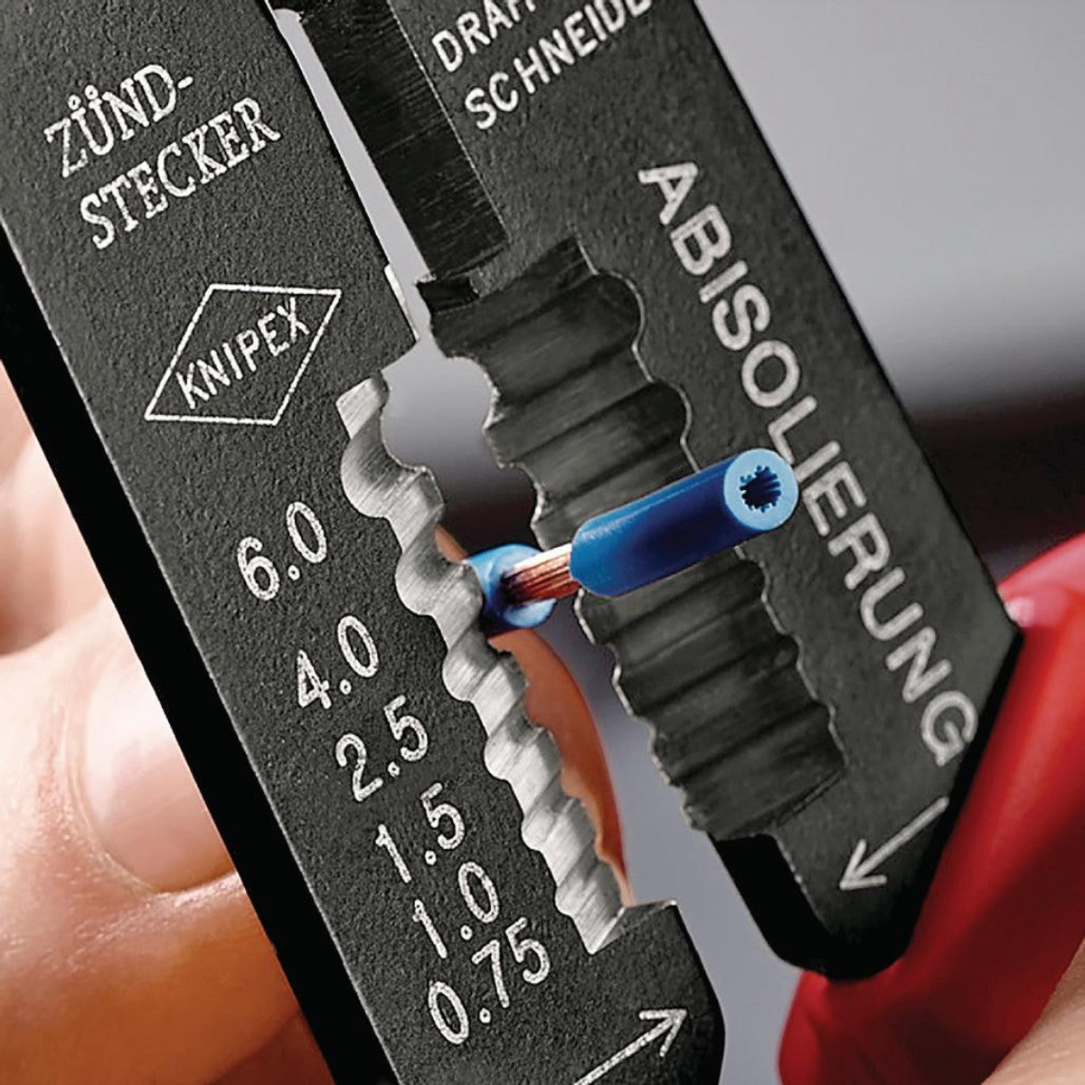 Knipex 97 22 240 SB Crimping Pliers with Multi-Component Grips, 240mm 26136