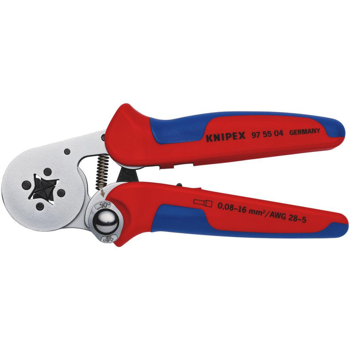 Knipex 97 55 04 SB Self-Adjusting Crimping Pliers, 180mm 26143