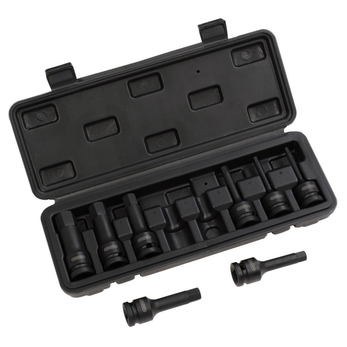 Draper Expert Impact Hex. Socket Bit Set, 1/2" Sq. Dr. (8 Piece) 26439