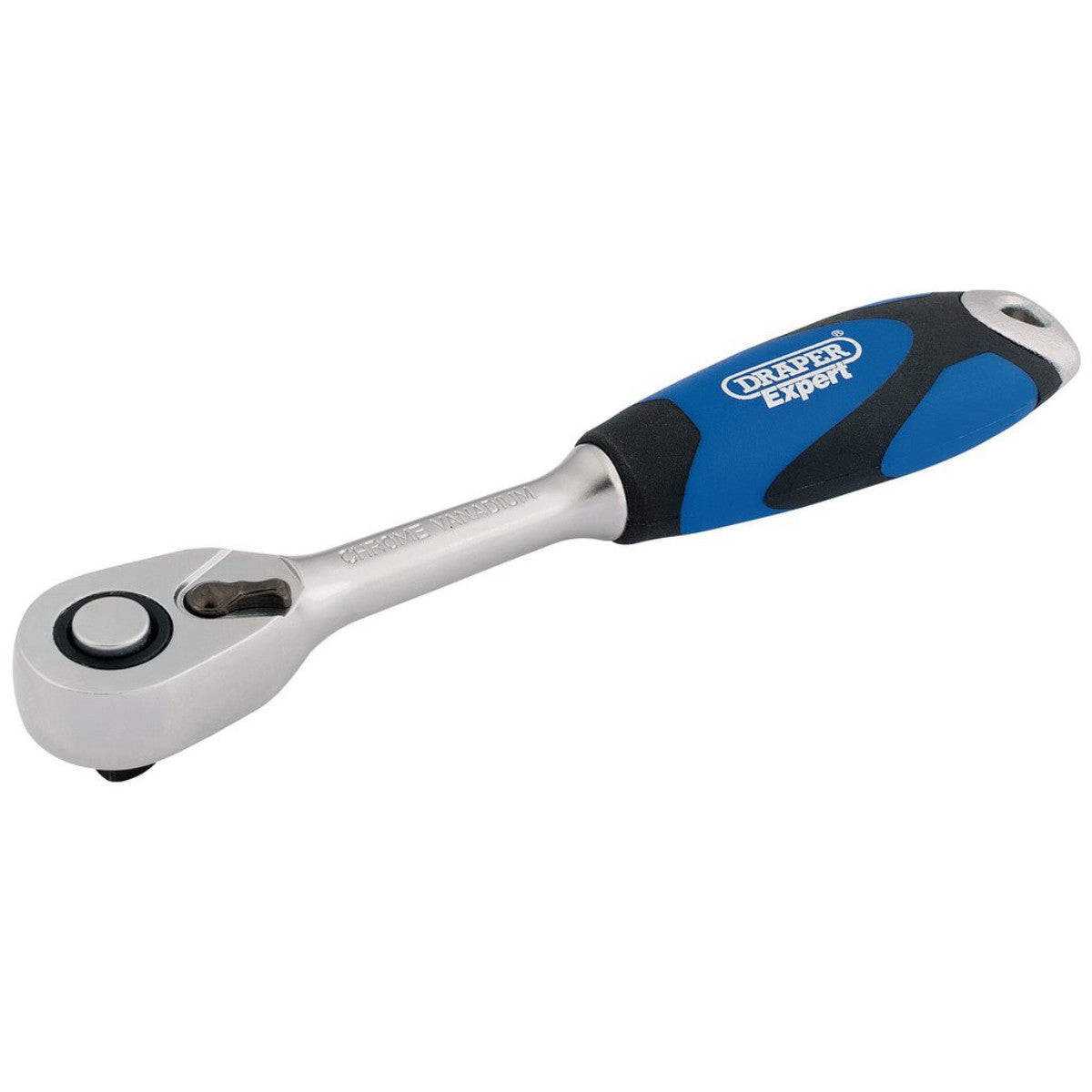 Draper Expert Soft Grip Reversible Ratchet, 1/4" Sq. Dr., 72 Tooth 26502