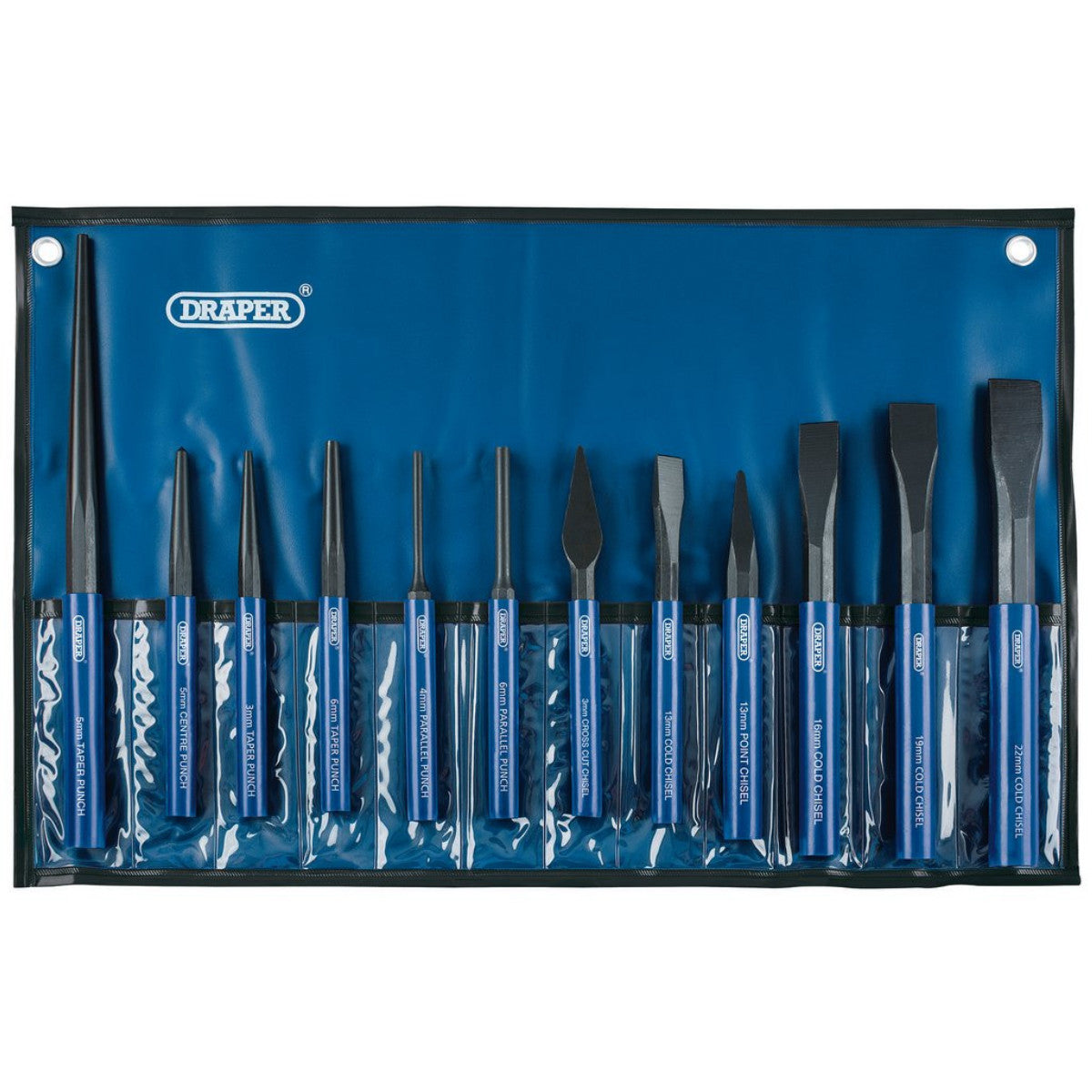 Draper Chisel and Punch Set (12 Piece) 26557