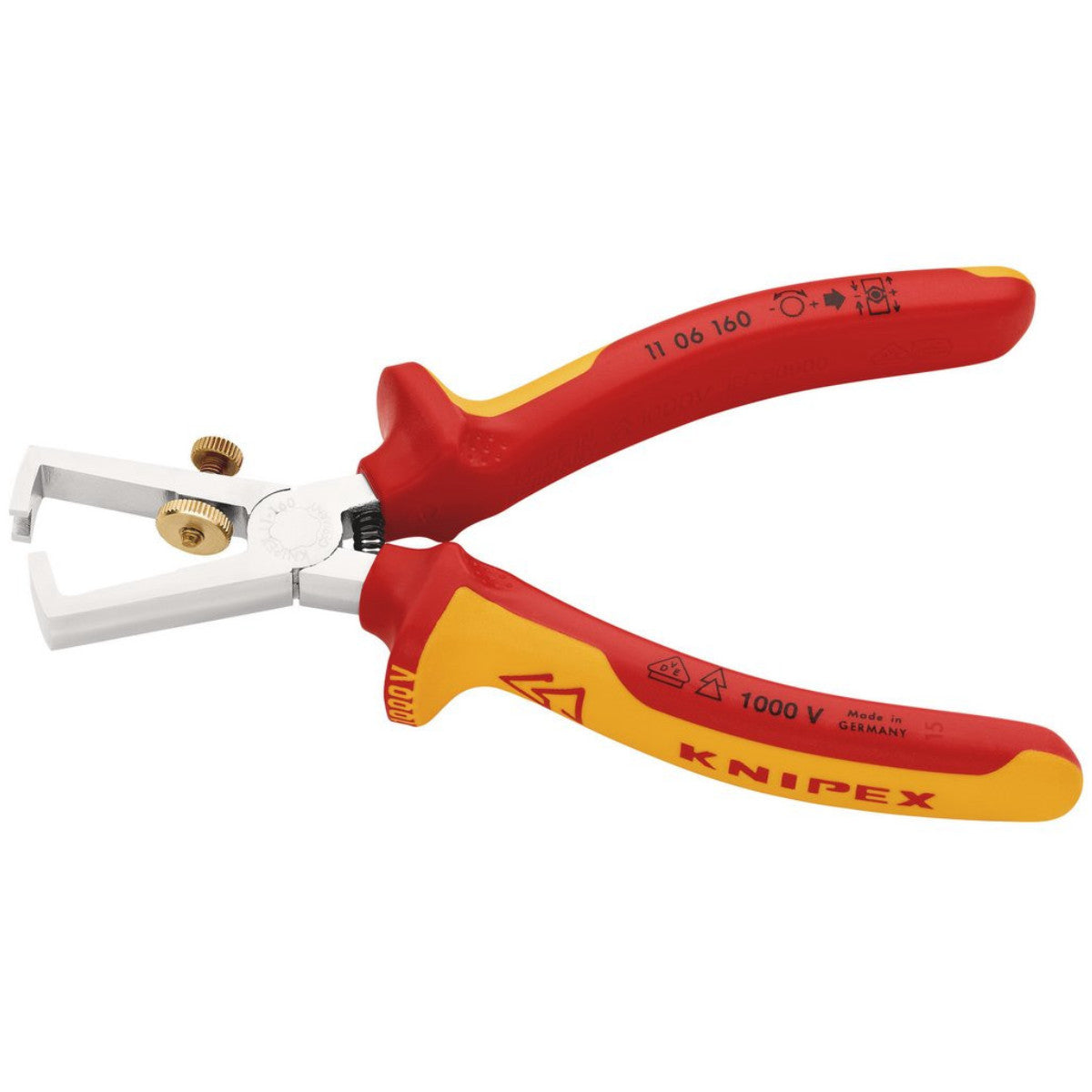 Knipex 11 06 160 SB VDE Insulation Stripper, 160mm 26968
