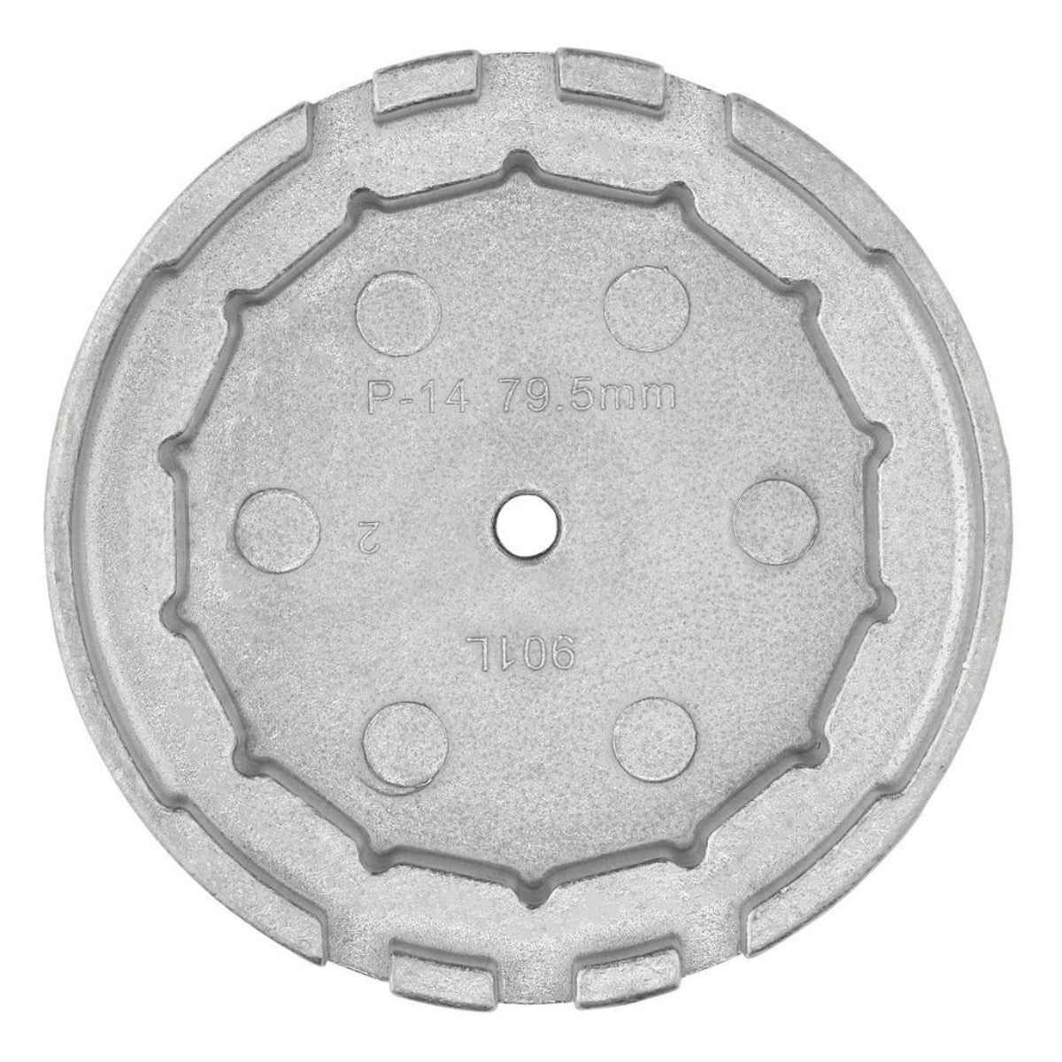 Draper Oil Filter Wrench, 3/8" Sq. Dr., 79.5mm/14 Flutes 27075