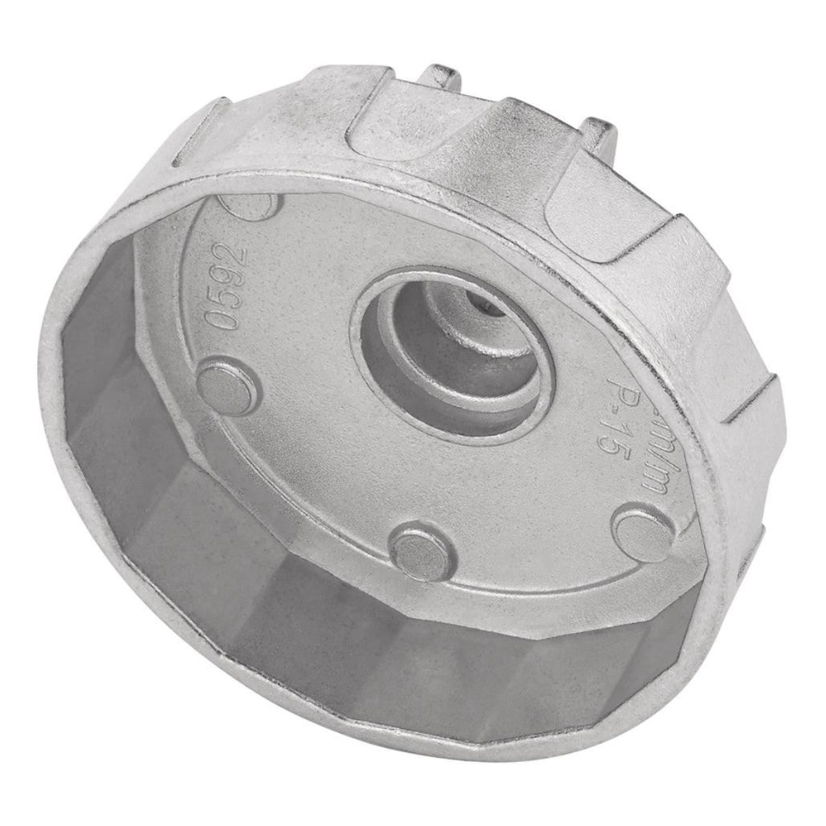 Draper Oil Filter Wrench, 3/8" Sq. Dr., 92mm/15 Flutes 27137