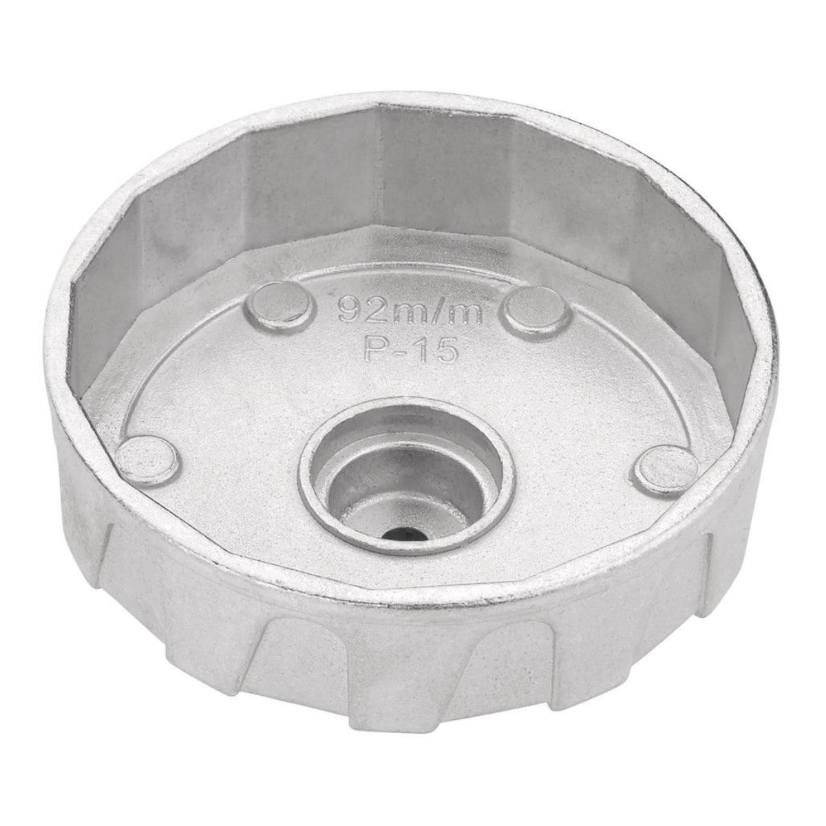 Draper Oil Filter Wrench, 3/8" Sq. Dr., 92mm/15 Flutes 27137