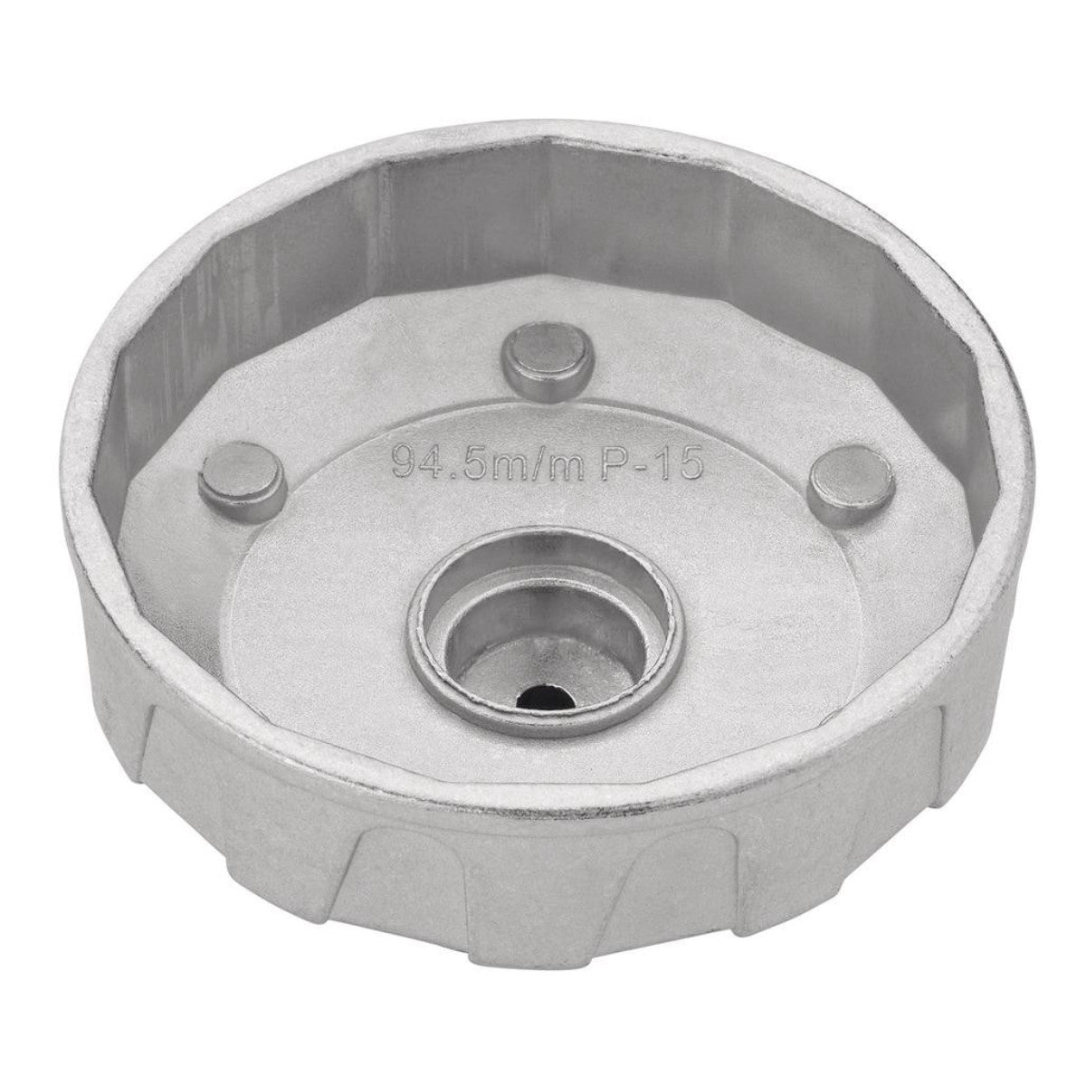 Draper Oil Filter Wrench, 3/8" Sq. Dr., 94.5mm/15 Flutes 27138