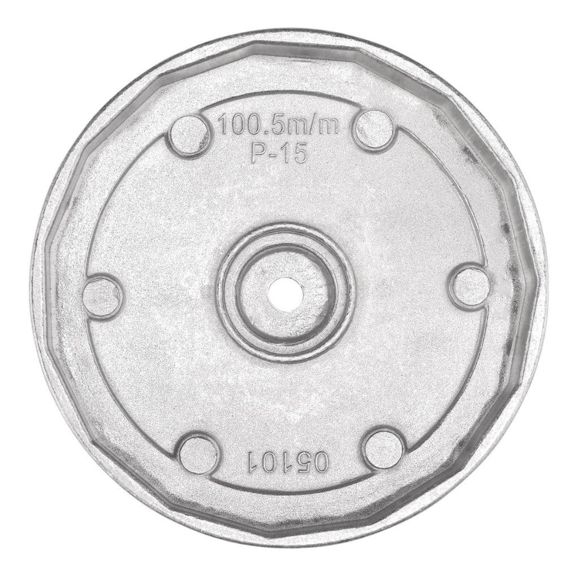 Draper Oil Filter Wrench, 3/8" Sq. Dr., 100.5mm/15 Flutes 27139