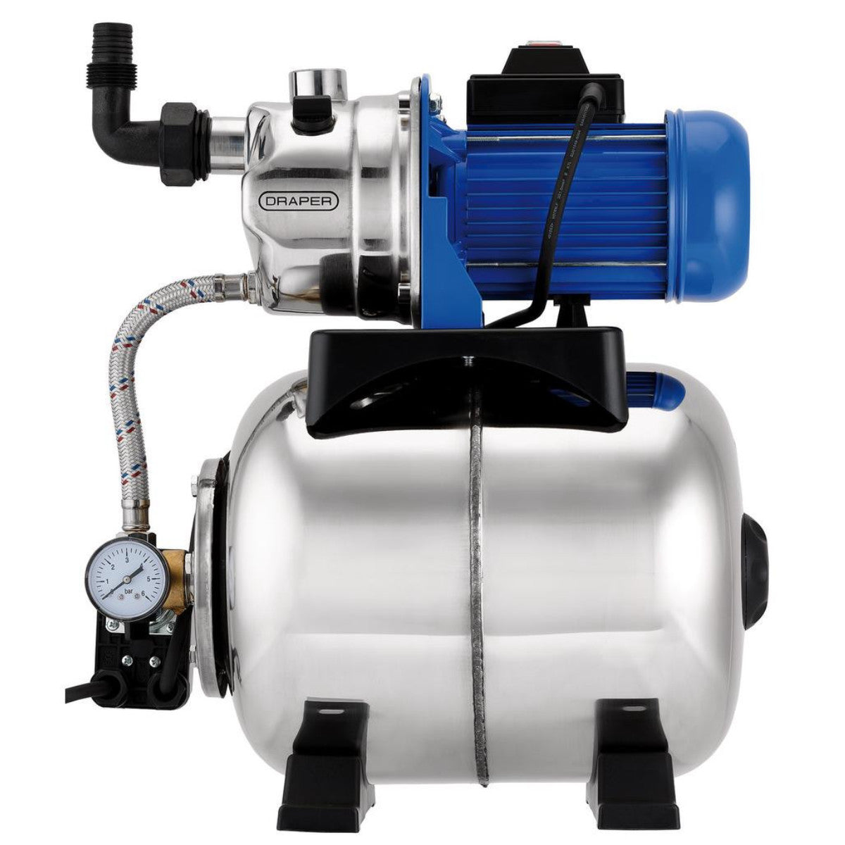 Draper 230V Stainless Steel Booster Pump, 50L/min, 800W 27483