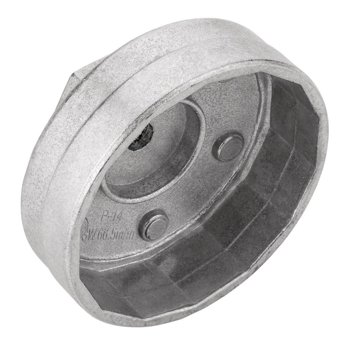 Draper Oil Filter Wrench, 1/2" Sq. Dr., 66.5mm/14 Flutes 27509