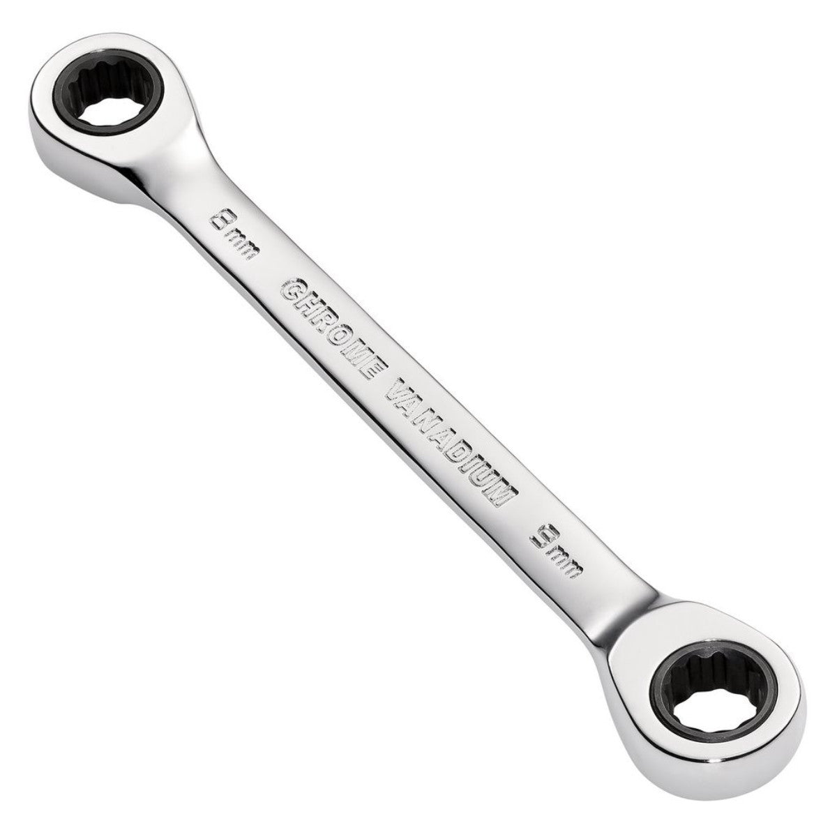Draper HI-TORQ Metric Double Ratchet Ring Spanner, 8 x 9mm 27735