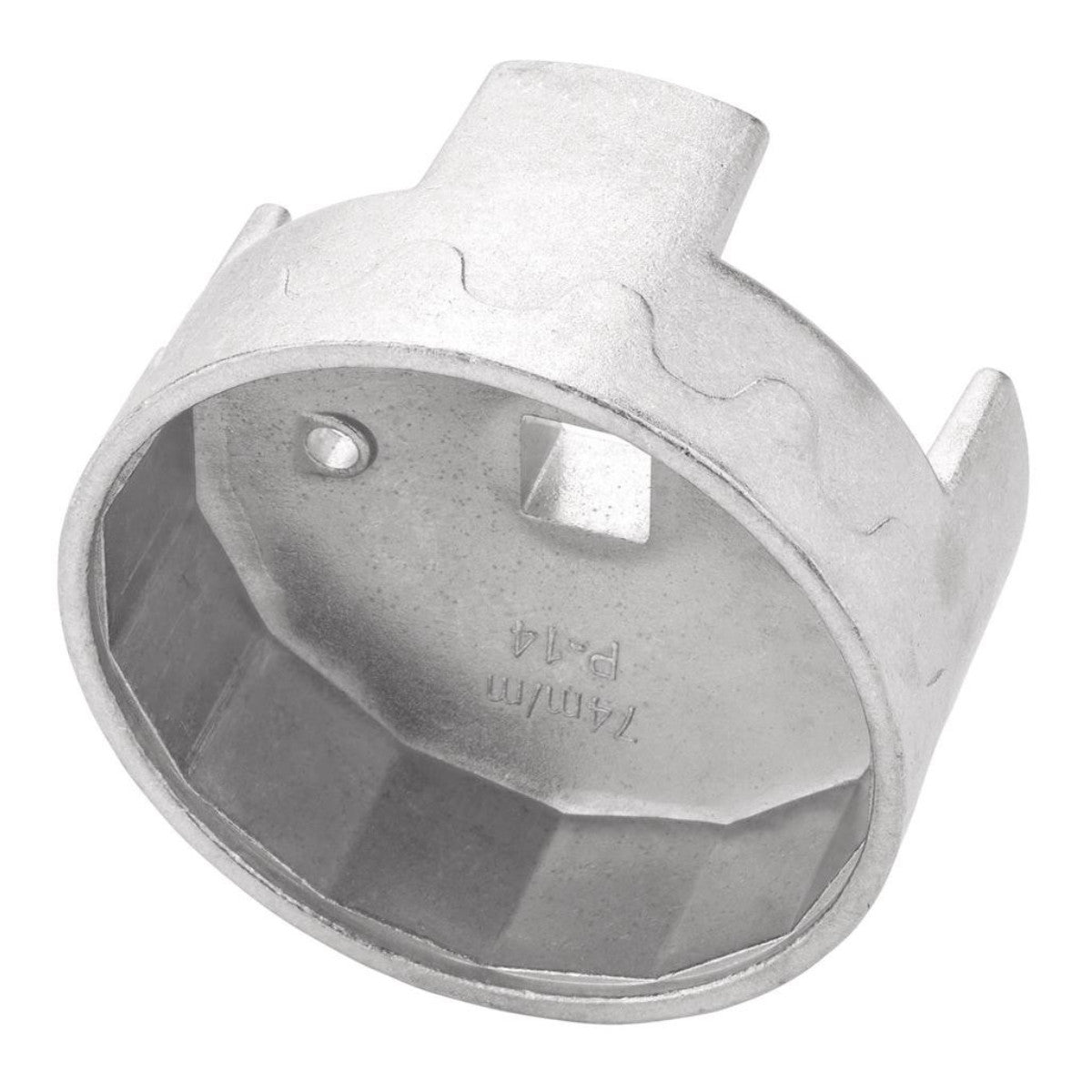 Draper Oil Filter Wrench, 1/2" Sq. Dr., 74mm/14 Flutes 27749
