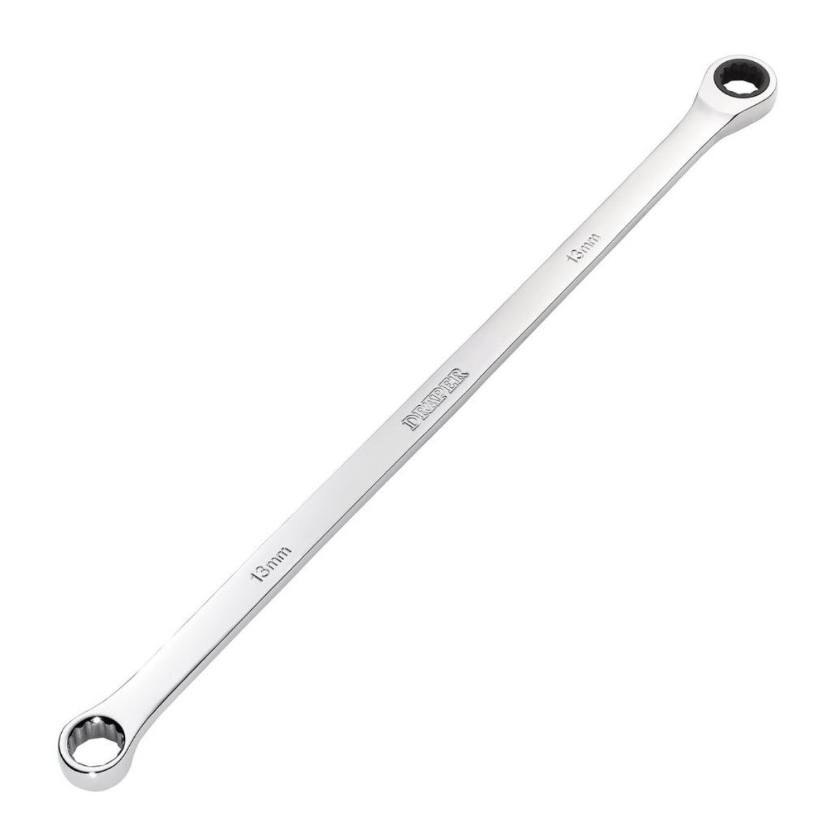Draper HI-TORQ Metric Extra-Long Double Ring Ratchet Spanner, 13mm 27769