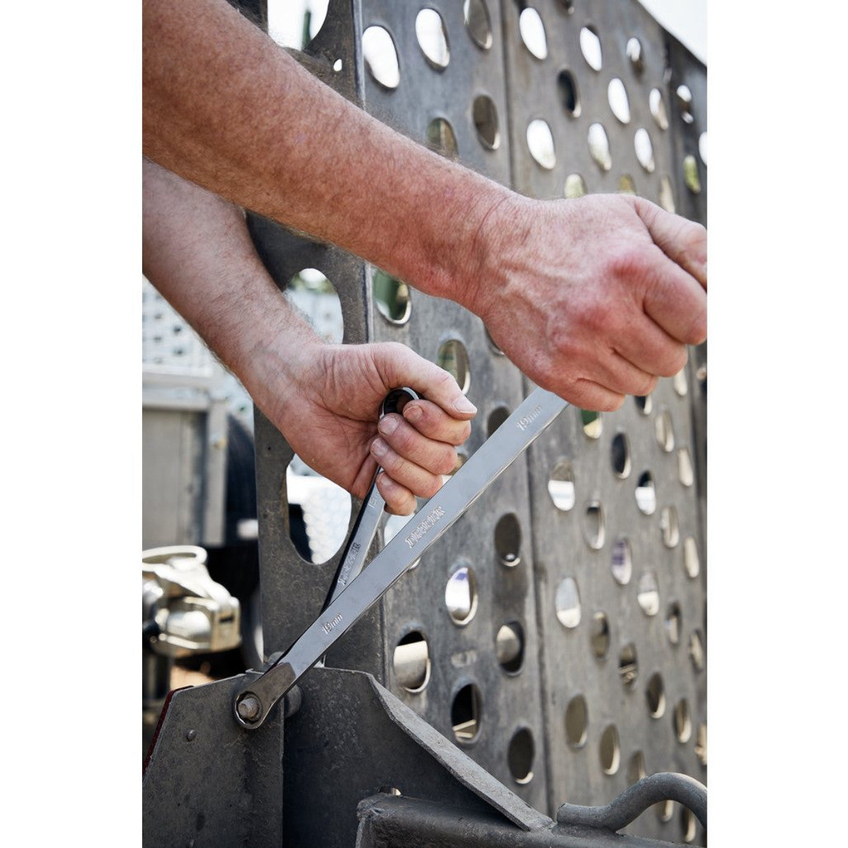 Draper HI-TORQ Metric Extra-Long Double Ring Ratchet Spanner Set (7 Piece) 27778
