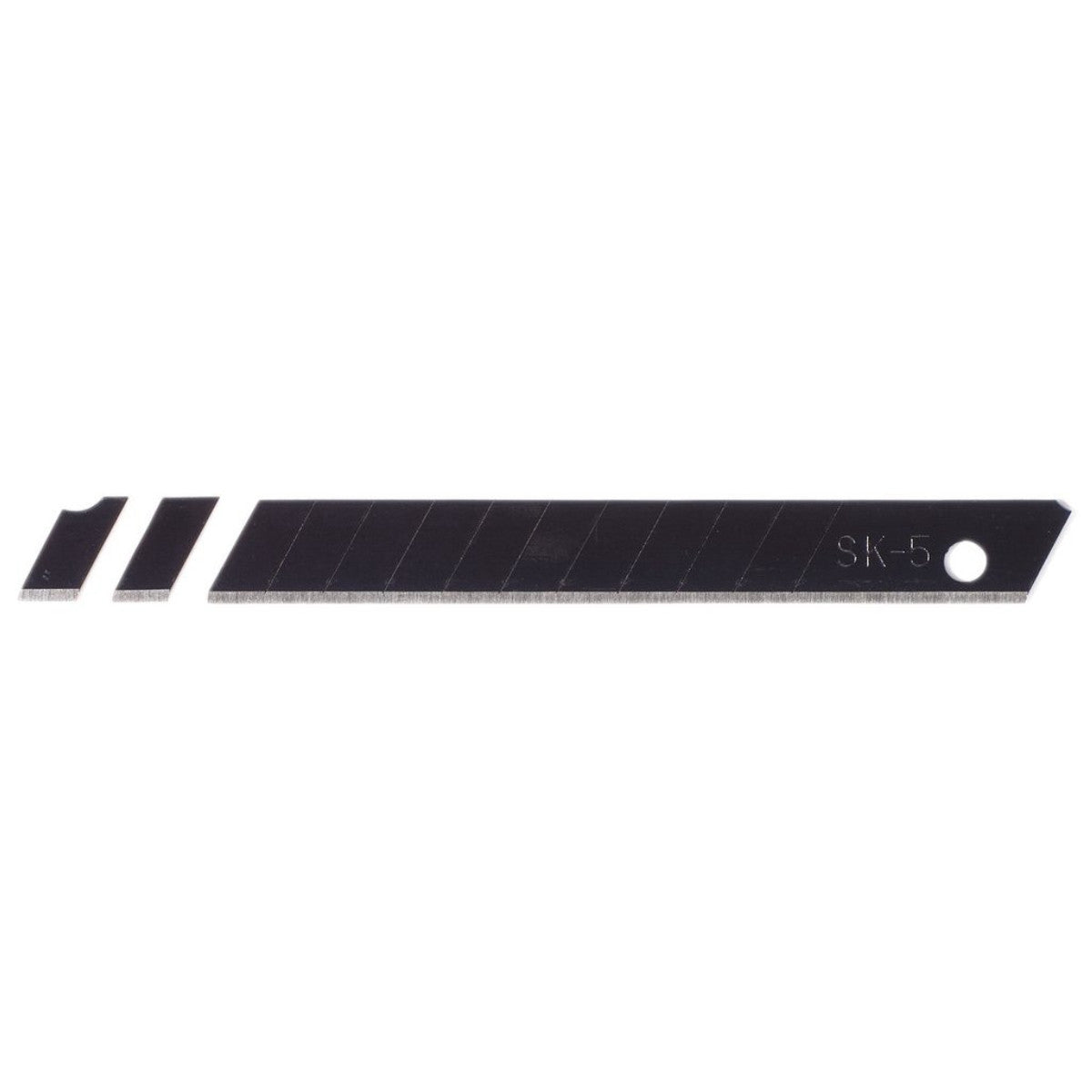 Draper Snap-Off Segment Knife Blades, 9mm, Black (Pack of 10) 27786