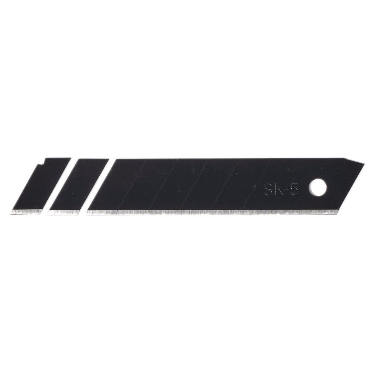 Draper Snap-Off Segment Knife Blades, 18mm, Black (Pack of 10) 27787