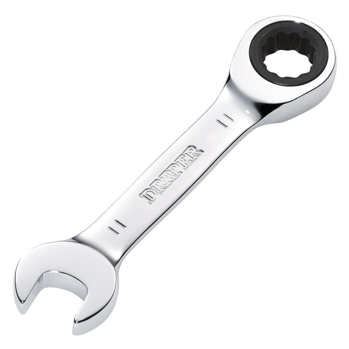 Draper HI-TORQ Metric Stubby Ratchet Combination Spanner, 11mm 27866