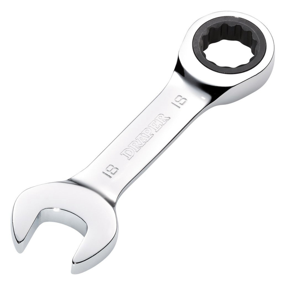 Draper HI-TORQ Metric Stubby Ratchet Combination Spanner, 18mm 27915