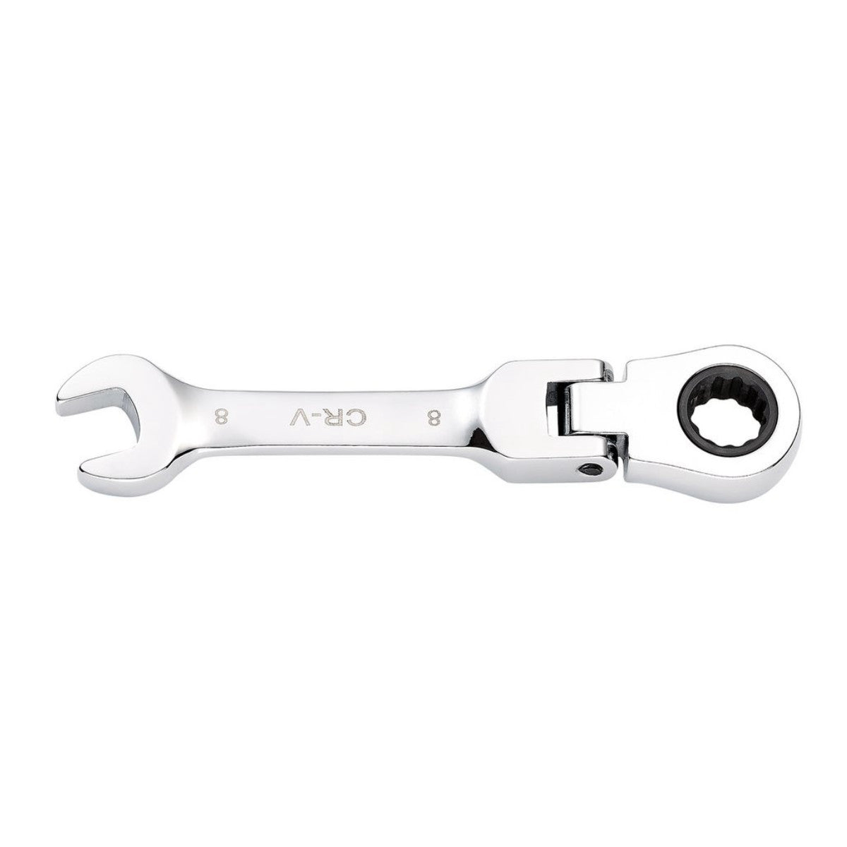 Draper HI-TORQ Metric Stubby Flexible Head Ratchet Combination Spanner, 8mm 27949