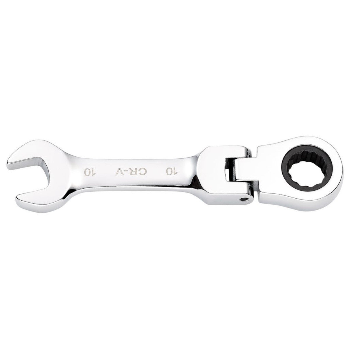 Draper HI-TORQ Metric Stubby Flexible Head Ratchet Combination Spanner, 10mm 27965