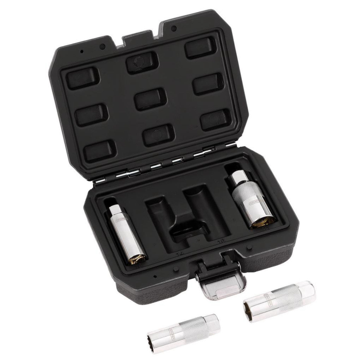 Draper Magnetic Spark Plug Socket Set, 3/8" Sq. Dr. (4 Piece) 28195