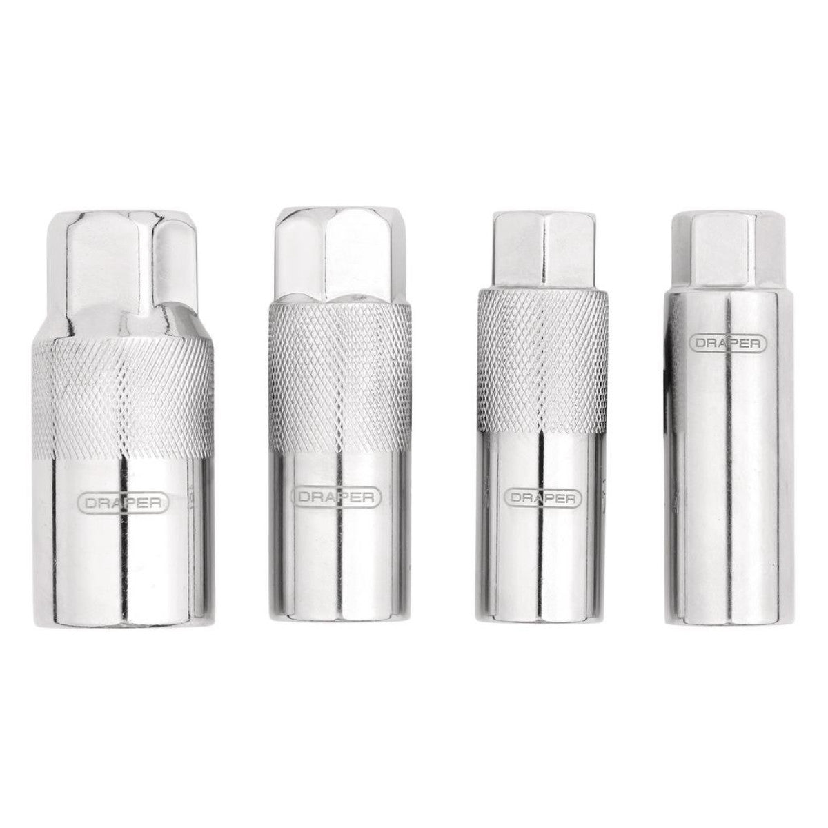 Draper Magnetic Spark Plug Socket Set, 3/8" Sq. Dr. (4 Piece) 28195